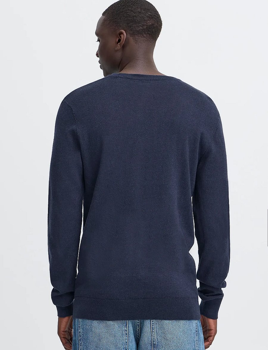 Blend - BHBAGGE crew - Ümmarguse kaelusega kudumid - dress blues - 3