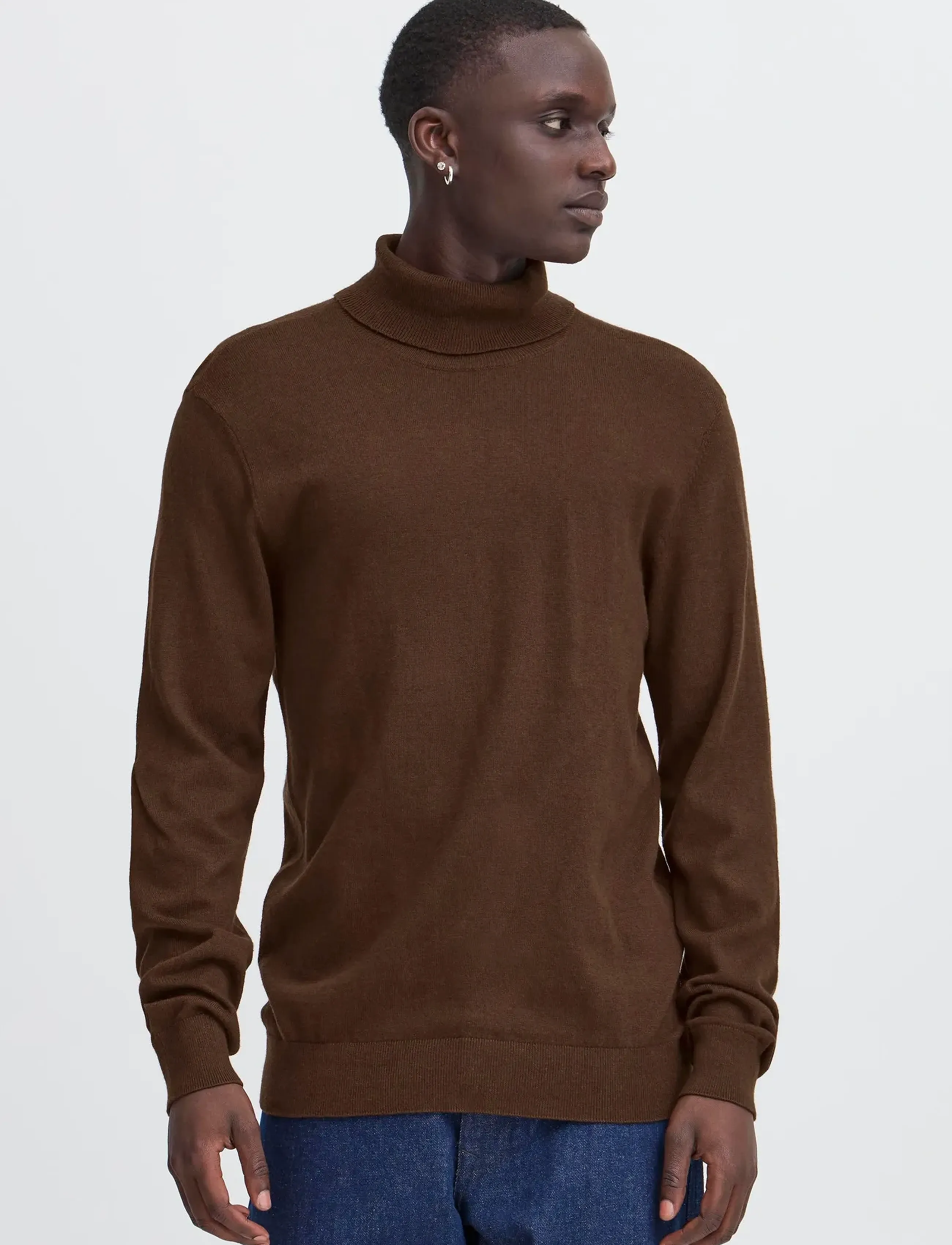 Blend - BHBAGGE rollneck - strik - chicory coffee - 4