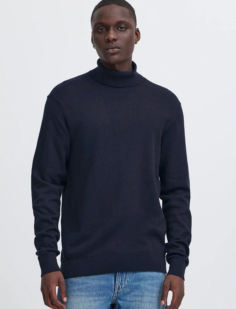 Blend - BHBAGGE rollneck - golfai - dress blues - 4