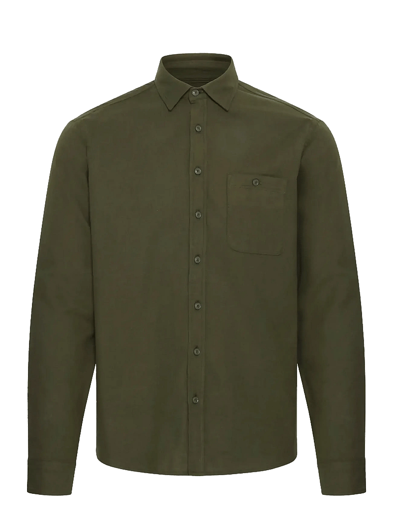 Blend - BHBENT Shirt - vabaajasärgid - forest night - 1