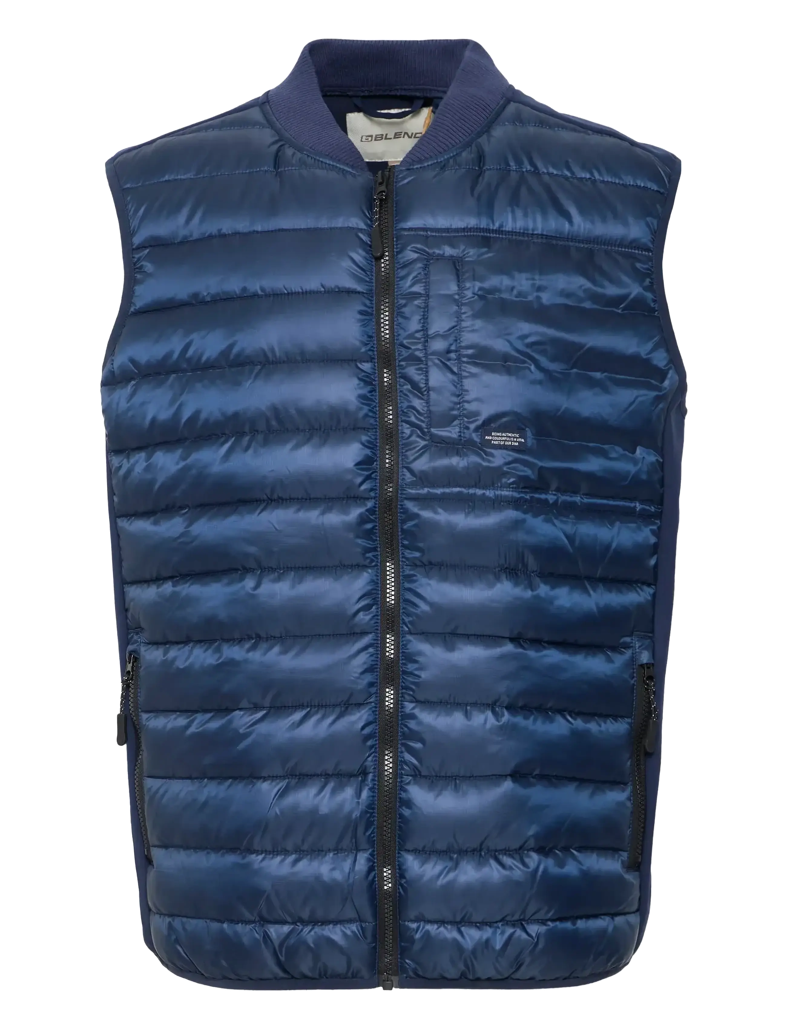 BLEND Bheverest Vest Blau - L - Herren
