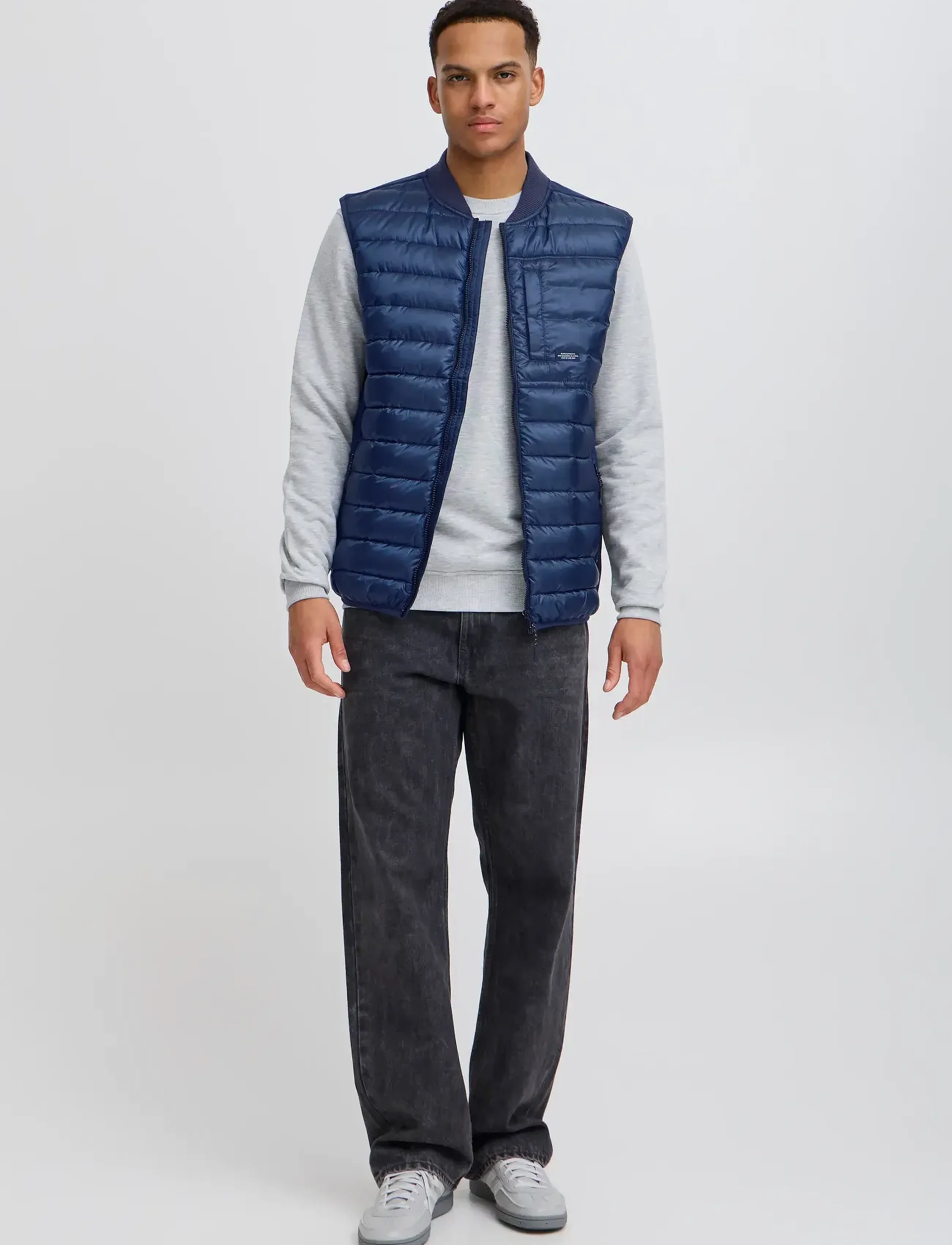 Blend Bheverest Vest, M, Blue, Overtøj > Veste, Herre