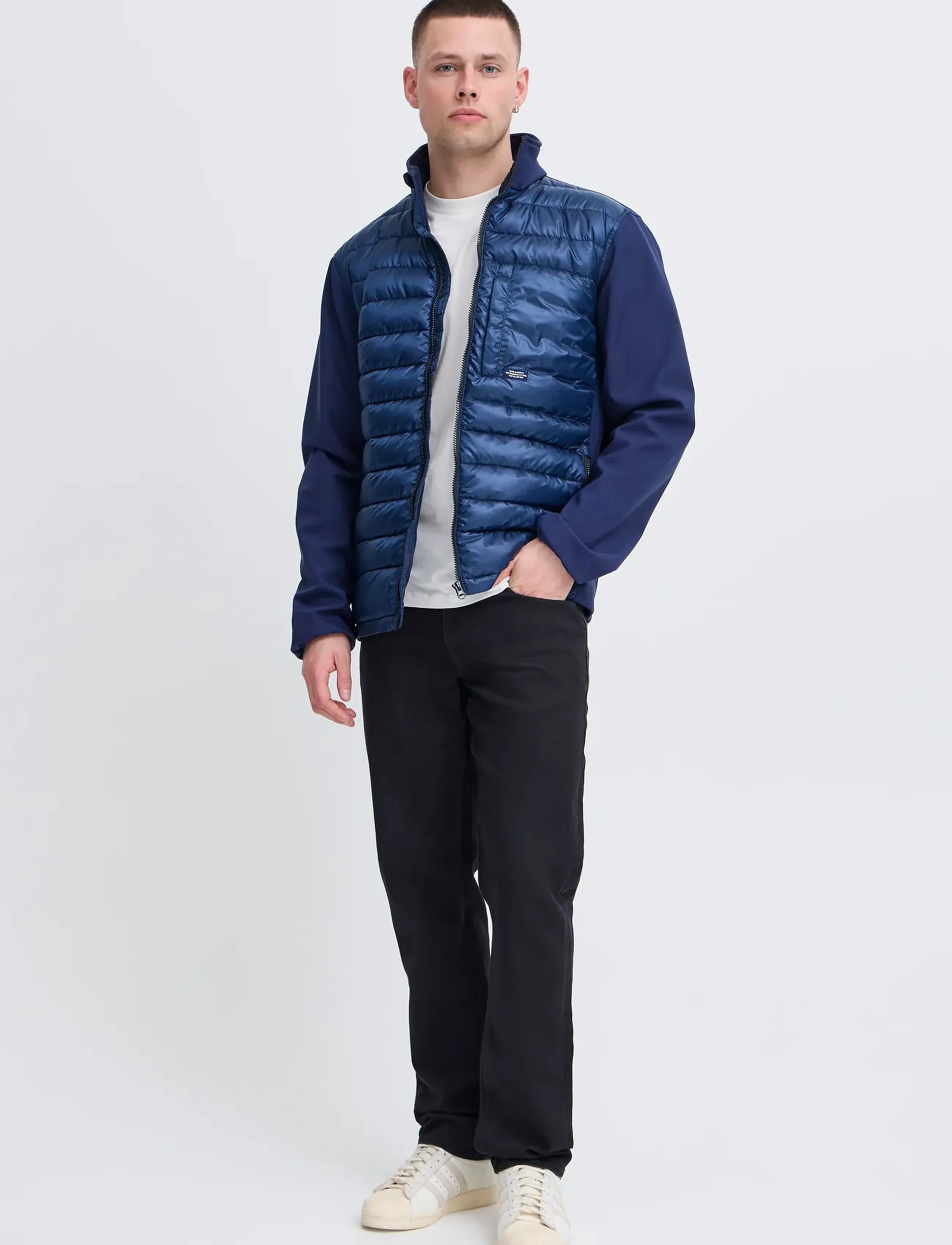 Blend Bheverest Jacket, Mænd, Hybridjakke, Navy, Str: L