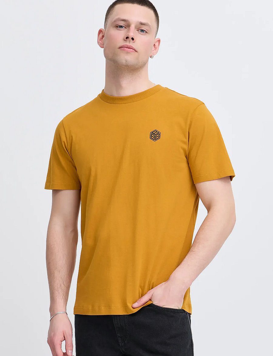 Blend - BHJUKAS tee - kurzärmelige t-shirts - buckthorn brown - 4