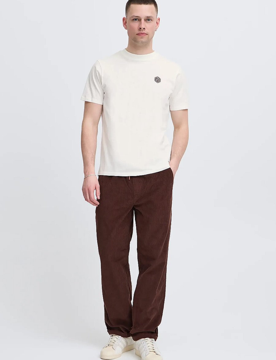 Blend - BHJUKAS tee - kurzärmelige t-shirts - snow white - 0