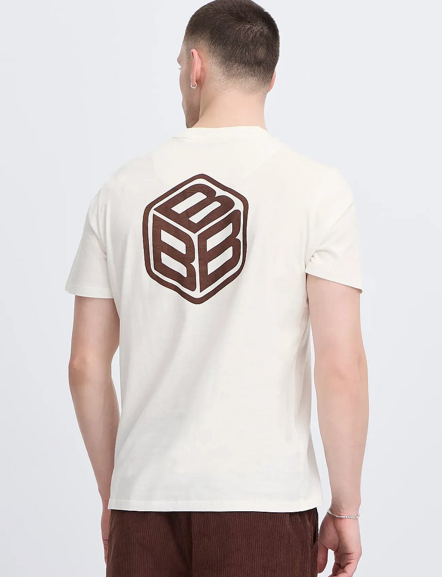 Blend - BHJUKAS tee - kurzärmelige t-shirts - snow white - 3