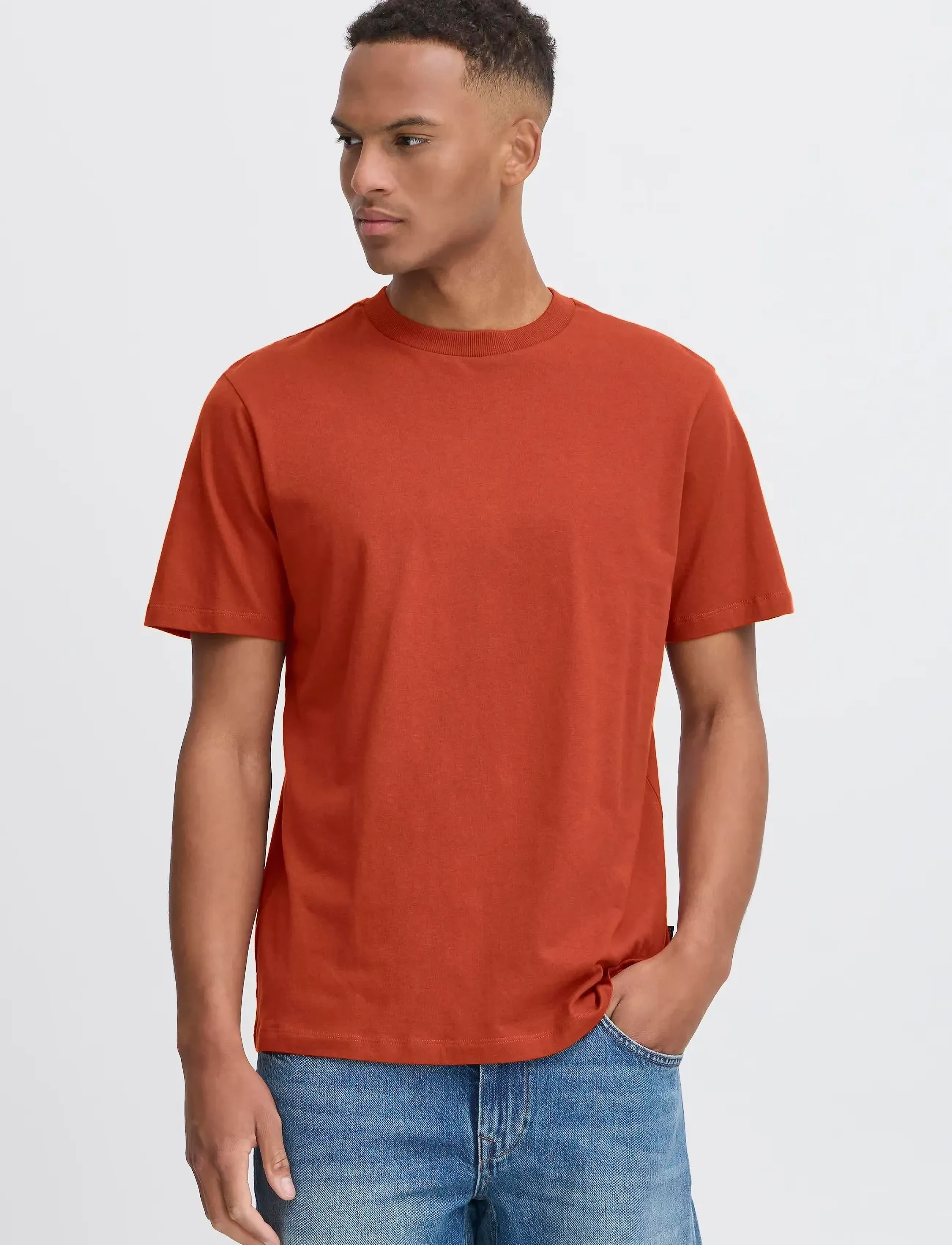 Blend - BHIVO tee - short-sleeved t-shirts - burnt henna - 4