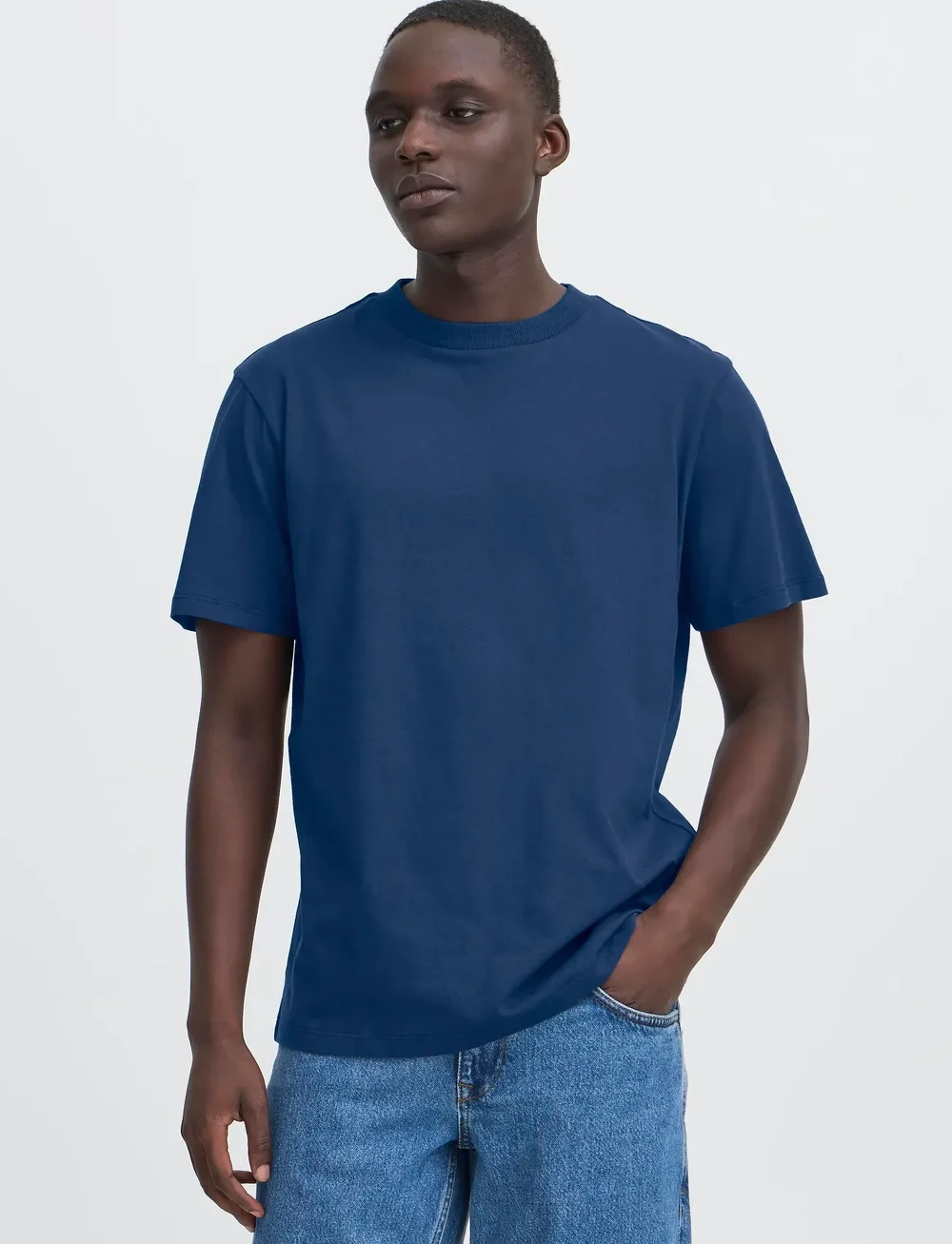 Blend - BHIVO tee - short-sleeved t-shirts - dress blues - 4