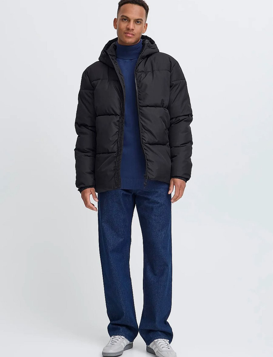 Blend - BHELWIN hood jacket - down jackets - black - 0