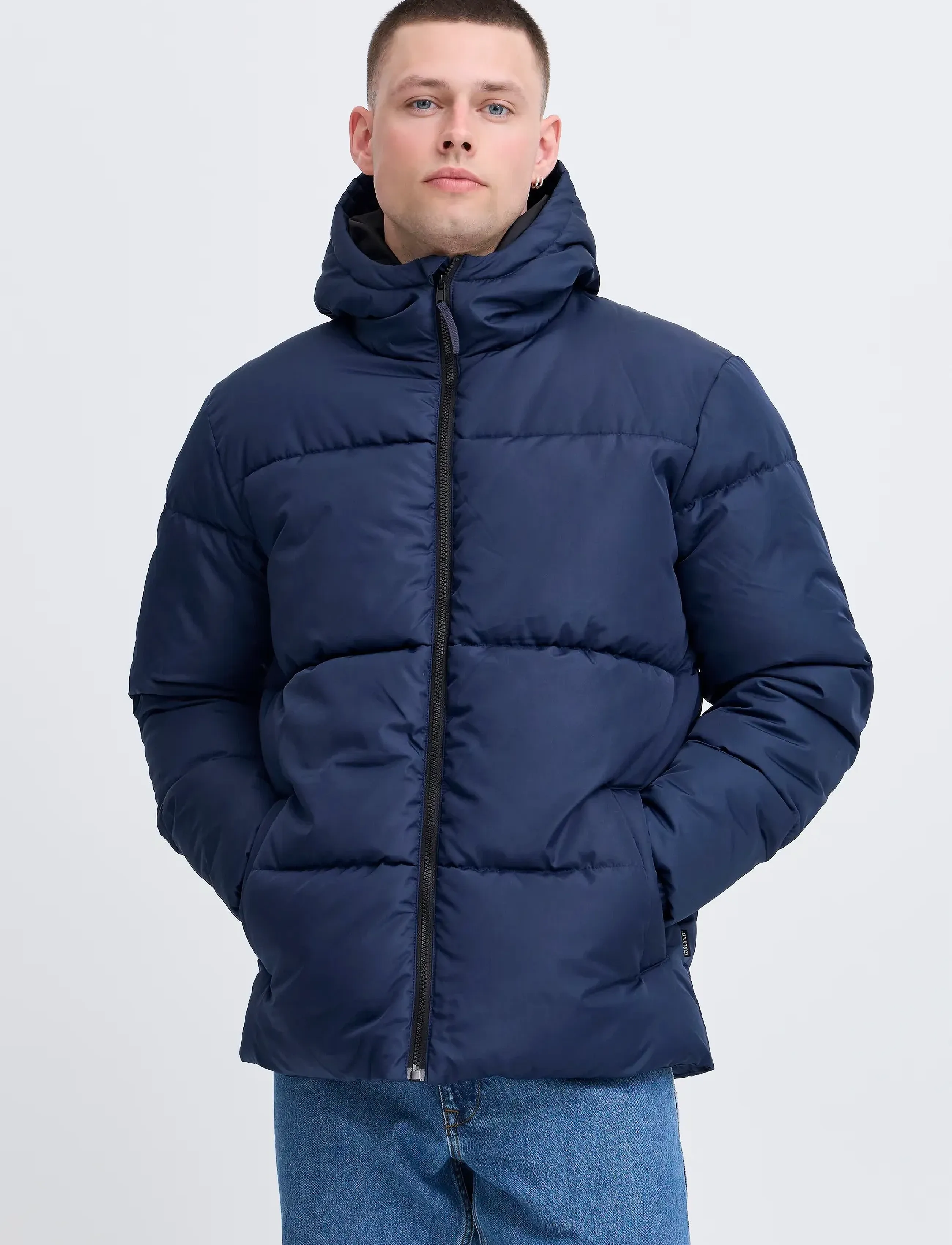 Blend - BHELWIN hood jacket - vinterjackor - dress blues - 4