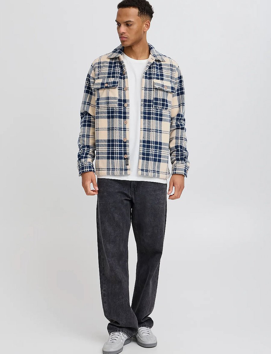 Blend - BHBAKI Shirt - flanellskjortor - dress blues - 0
