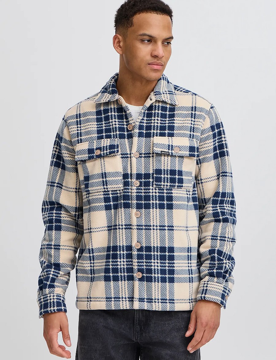 Blend - BHBAKI Shirt - flanellskjortor - dress blues - 4