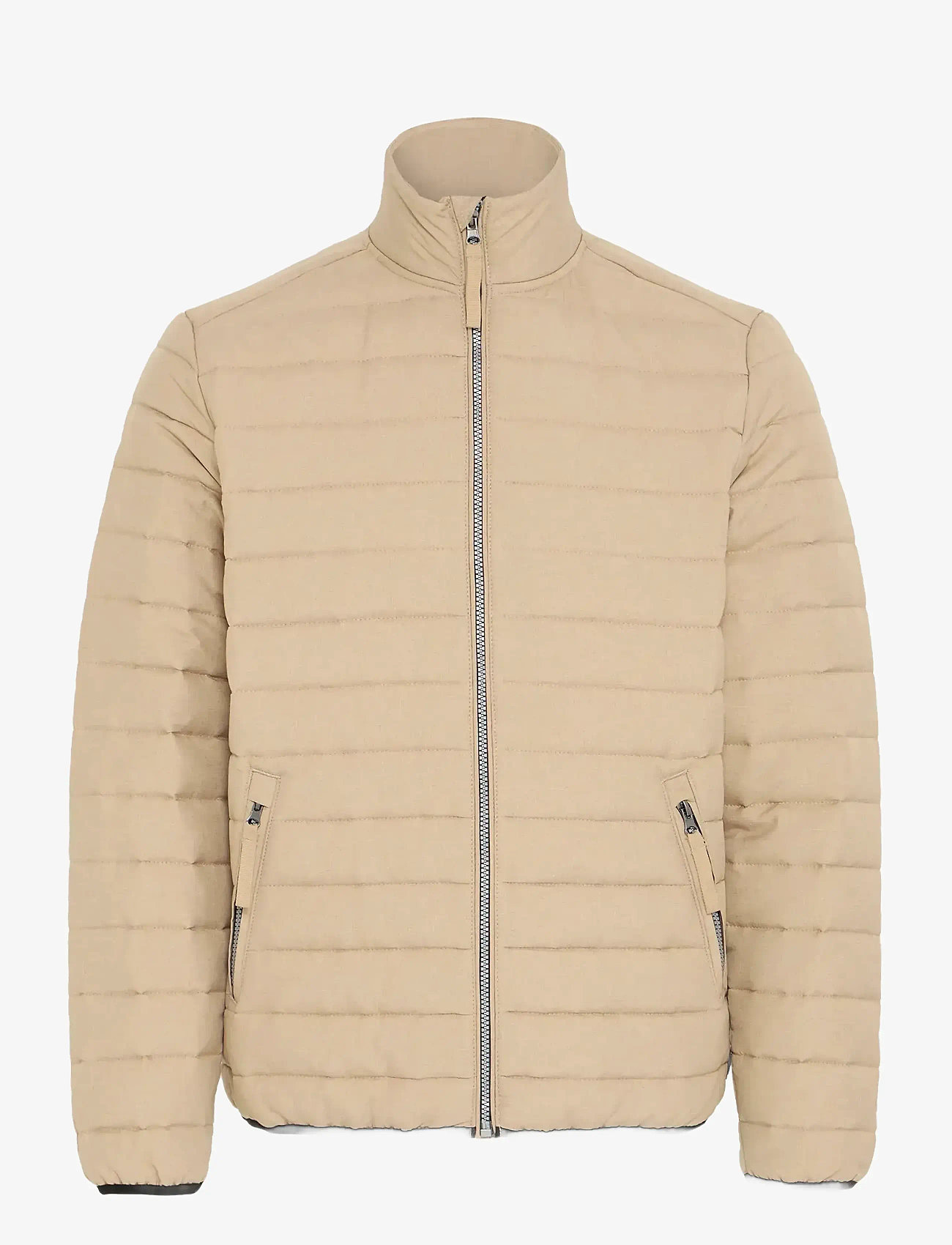 Blend - BHEDMAR puffer with stand collar - vinterjackor - cornstalk melange - 1