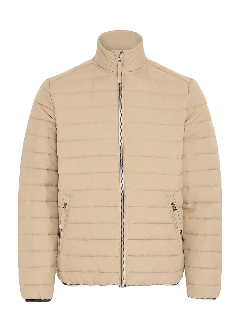 Blend - BHEDMAR puffer with stand collar - vinterjackor - cornstalk melange - 1