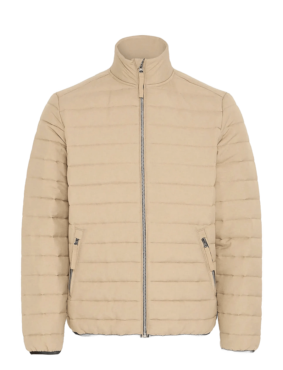 Blend - BHEDMAR puffer with stand collar - daunenjacken - cornstalk melange - 1