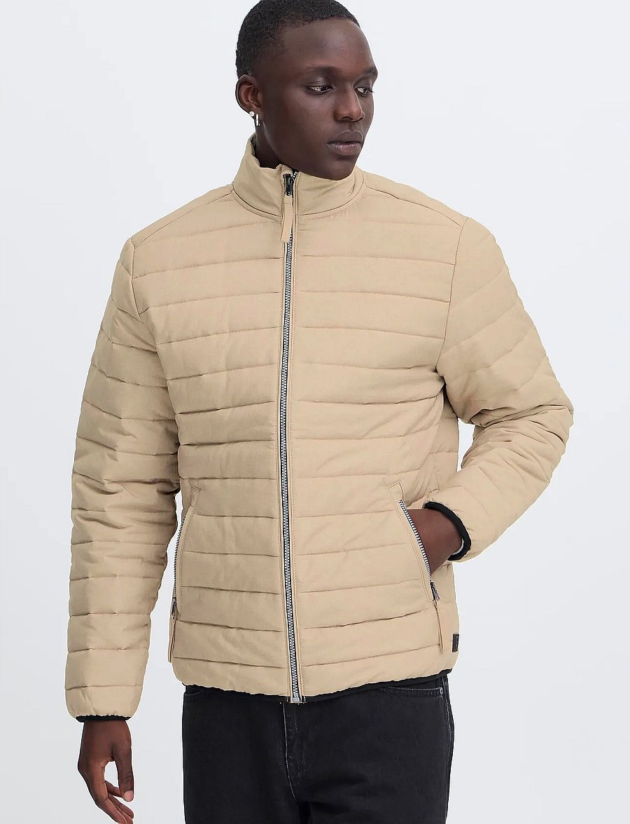 Blend - BHEDMAR puffer with stand collar - daunenjacken - cornstalk melange - 4