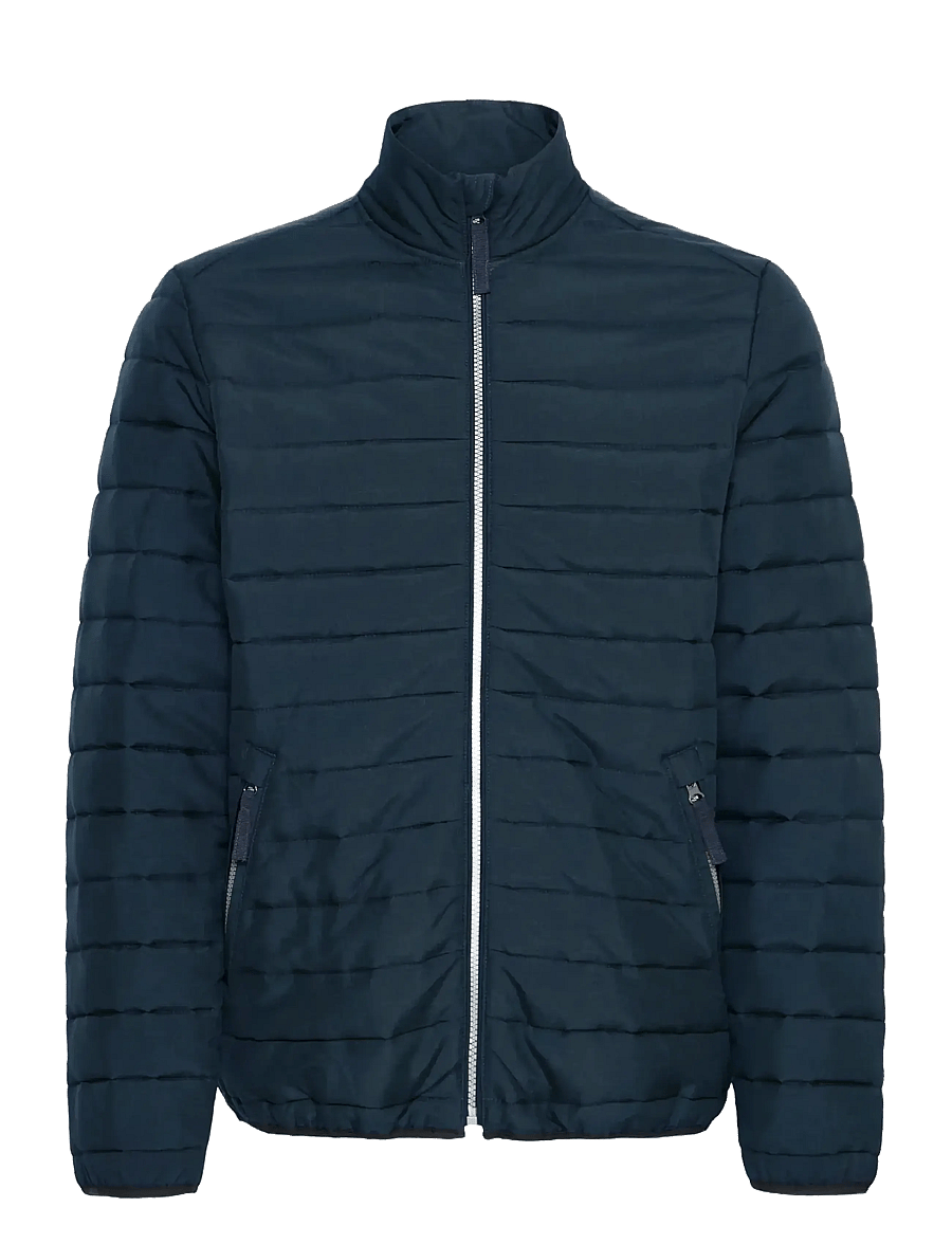 Blend - BHEDMAR puffer with stand collar - fôrede jakker - dress blue melange - 1