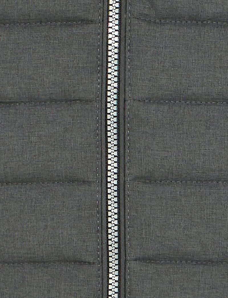 Blend - BHEDMAR vest with hood - västar - black melange - 5