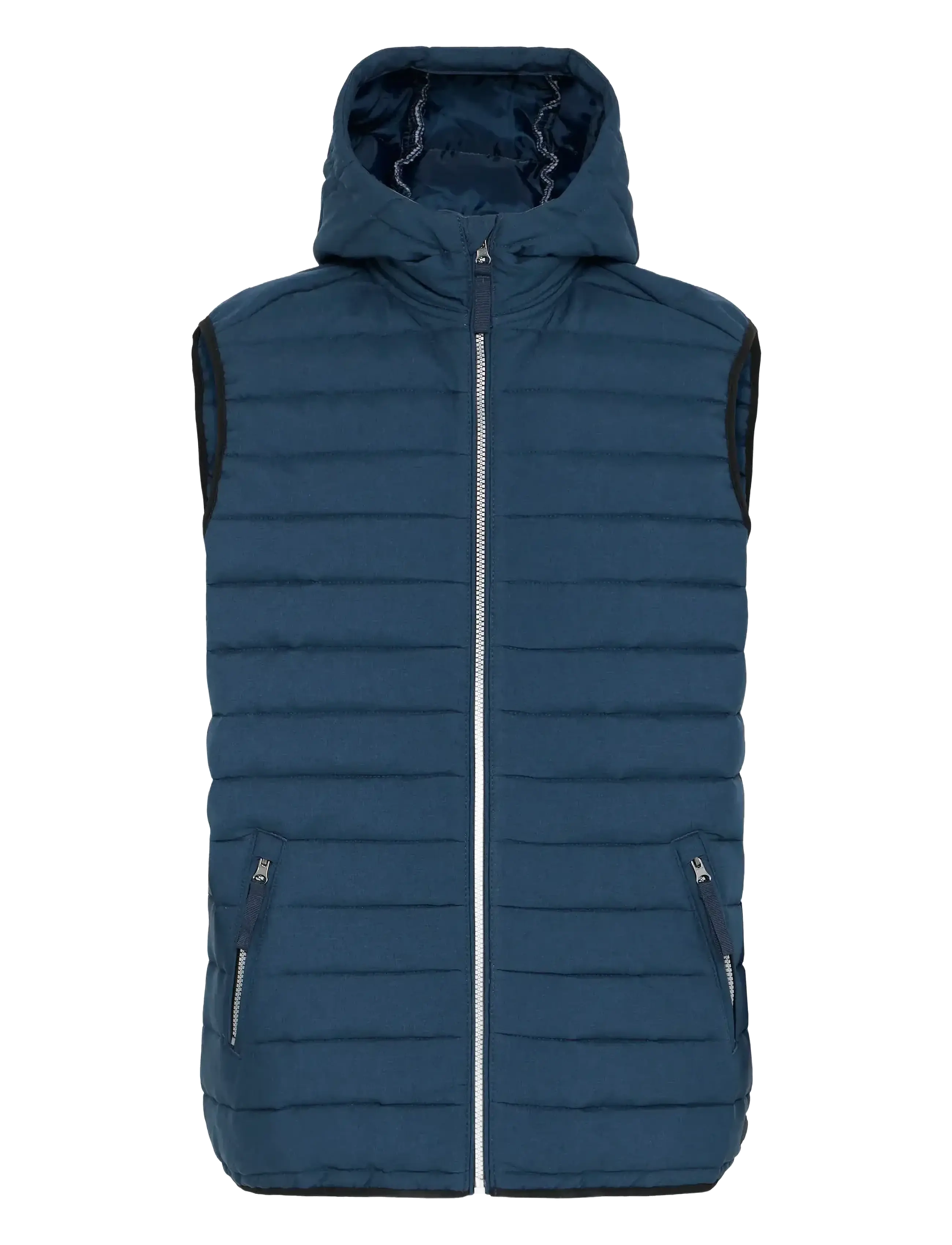BLEND Bhedmar Vest With Hood Navy - L - Herren