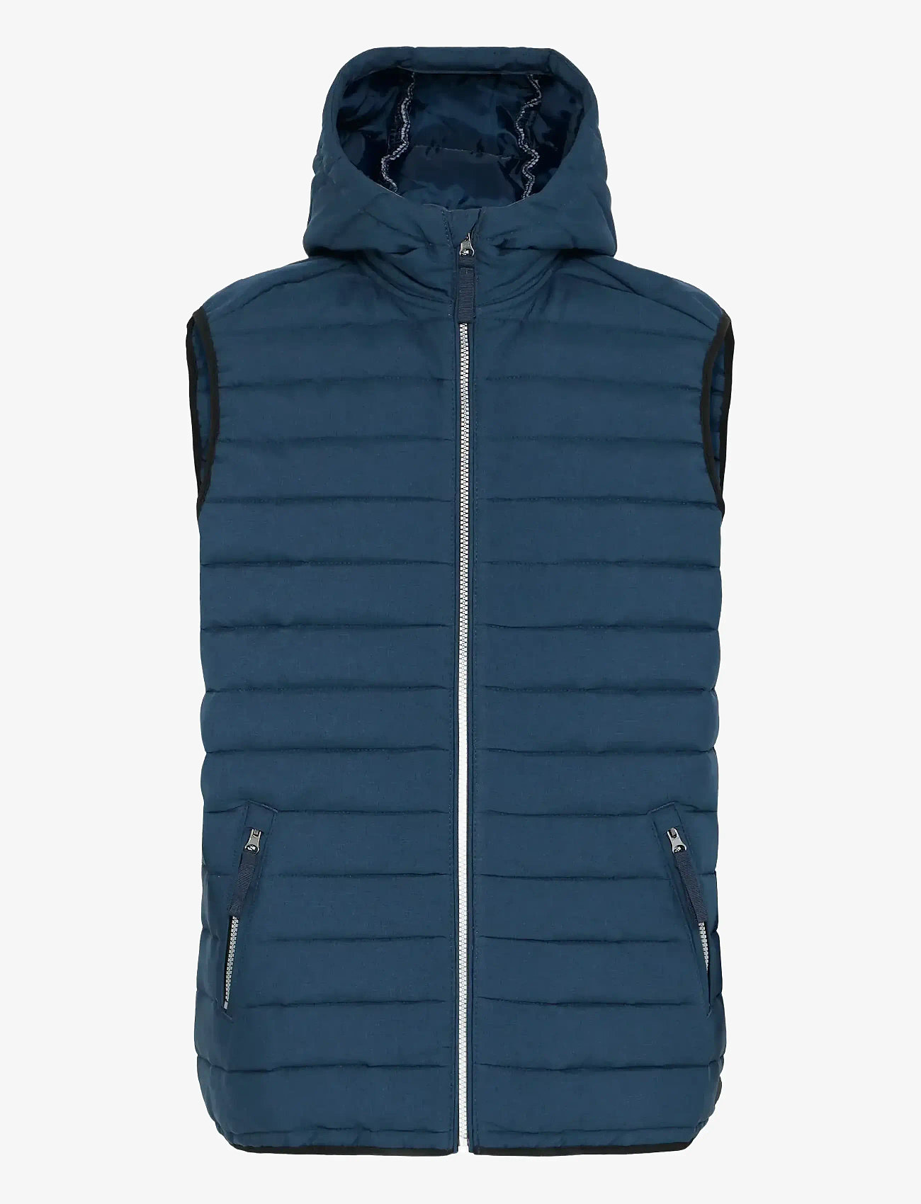 Blend - BHEDMAR vest with hood - veste - dress blue melange - 1