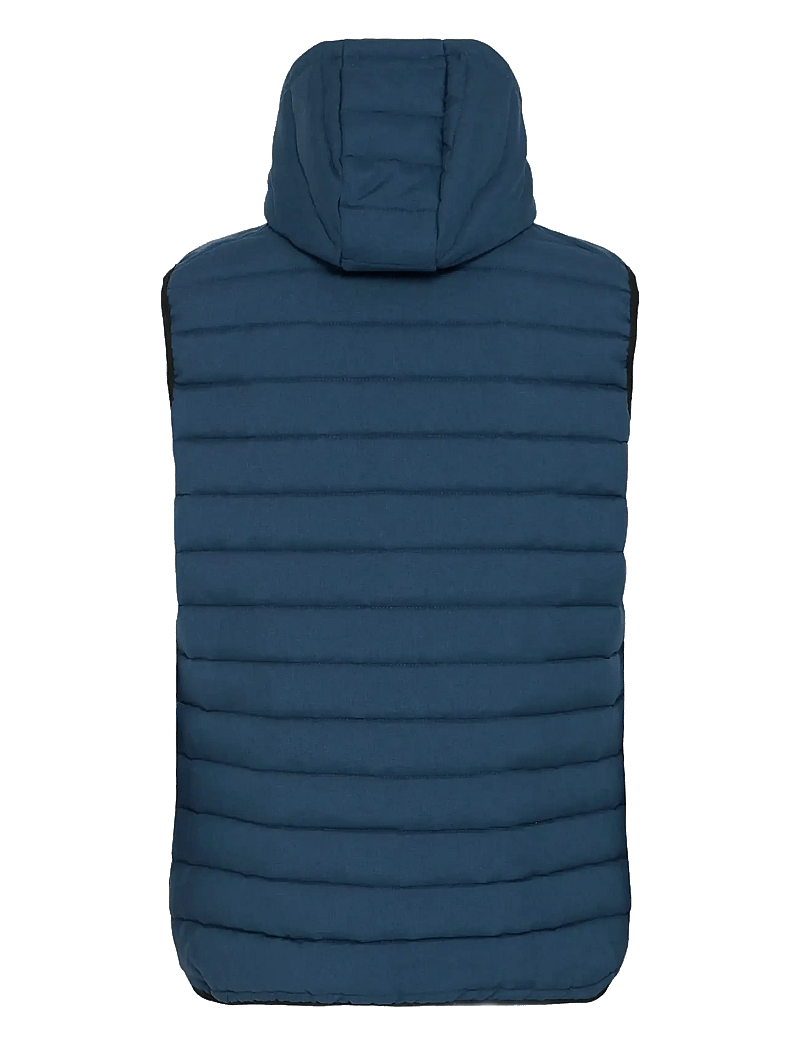 Blend - BHEDMAR vest with hood - veste - dress blue melange - 2