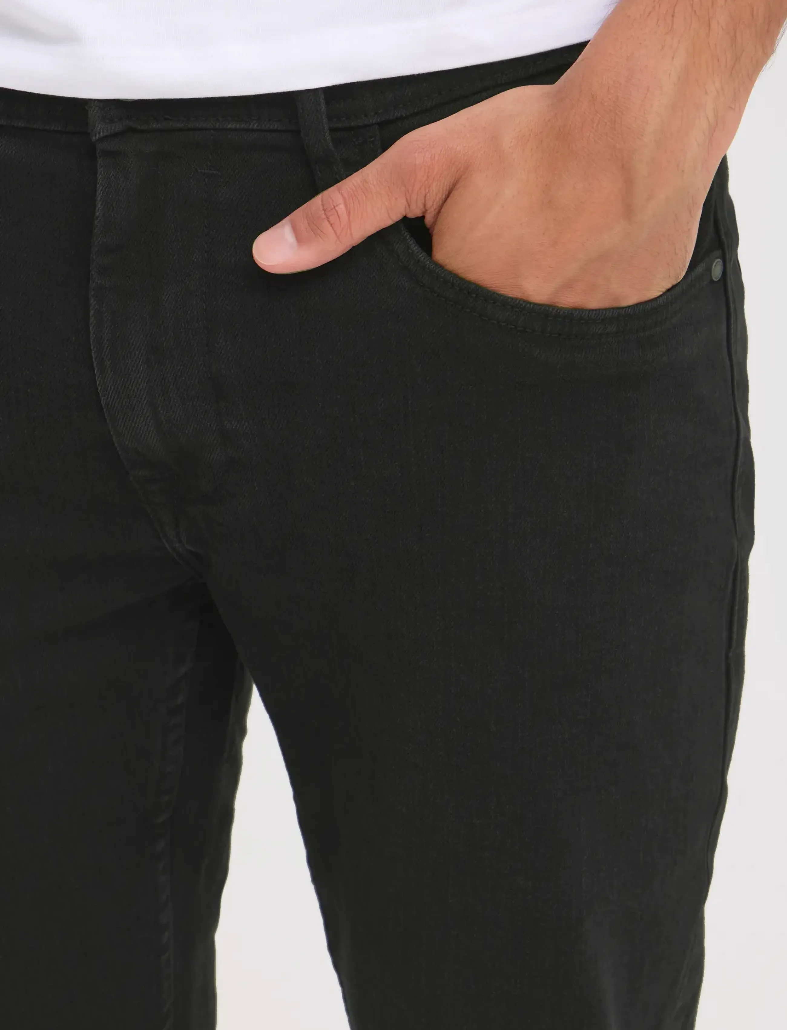 Blend - BHTWISTER SLM/REG 8500 NOOS - hosen & jeans - denim black - 4