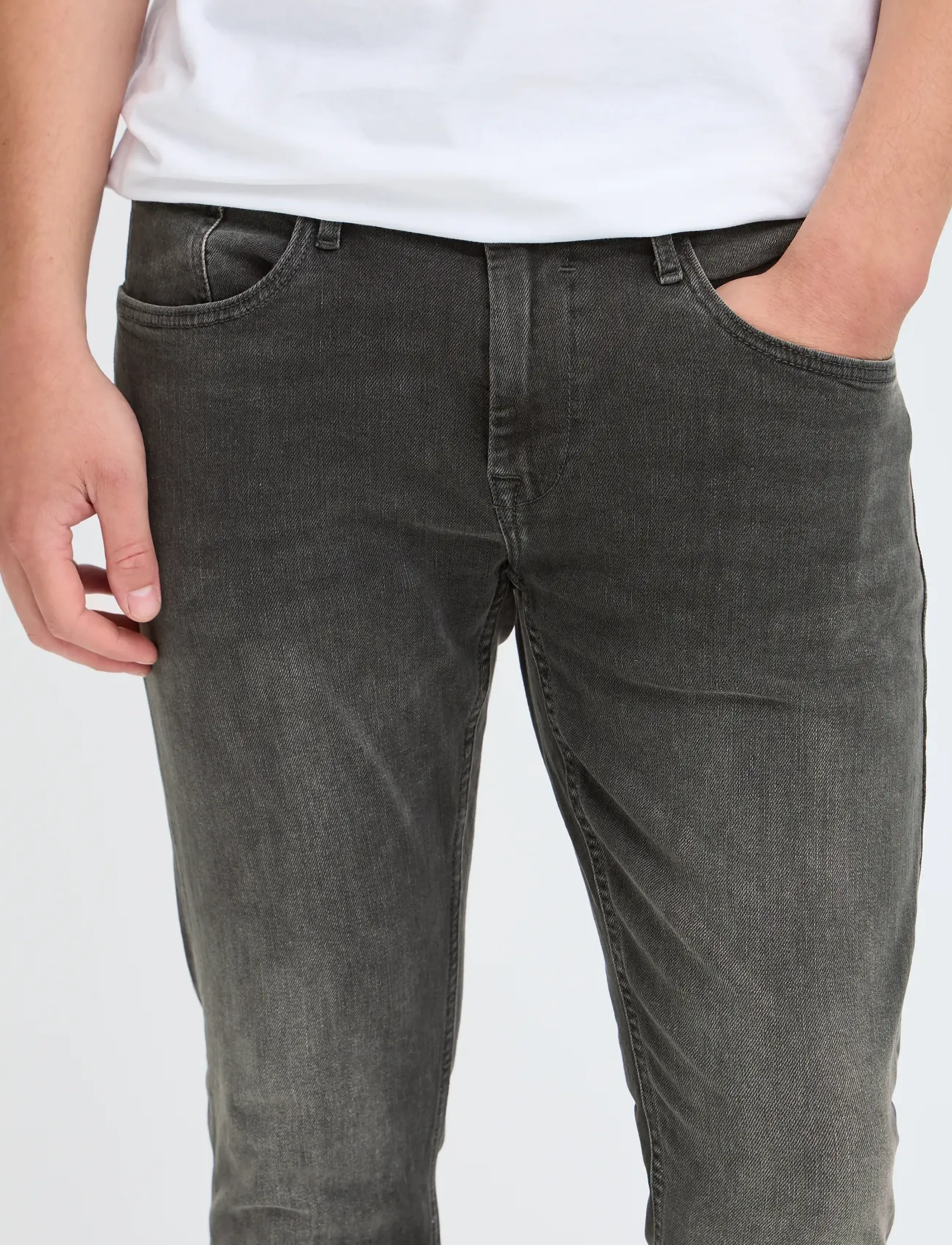 Blend - BHTWISTER SLM/REG 8500 NOOS - regular jeans - denim grey - 4