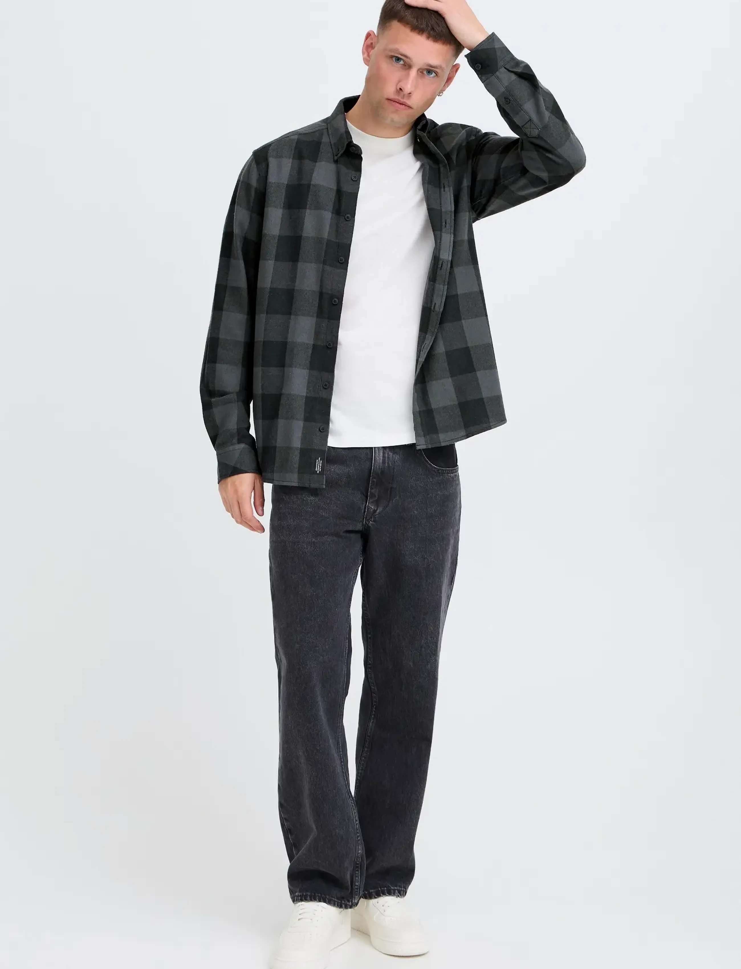 Blend BHBUSTER SHIRT NOOS - Apģērbi - BLACK / black