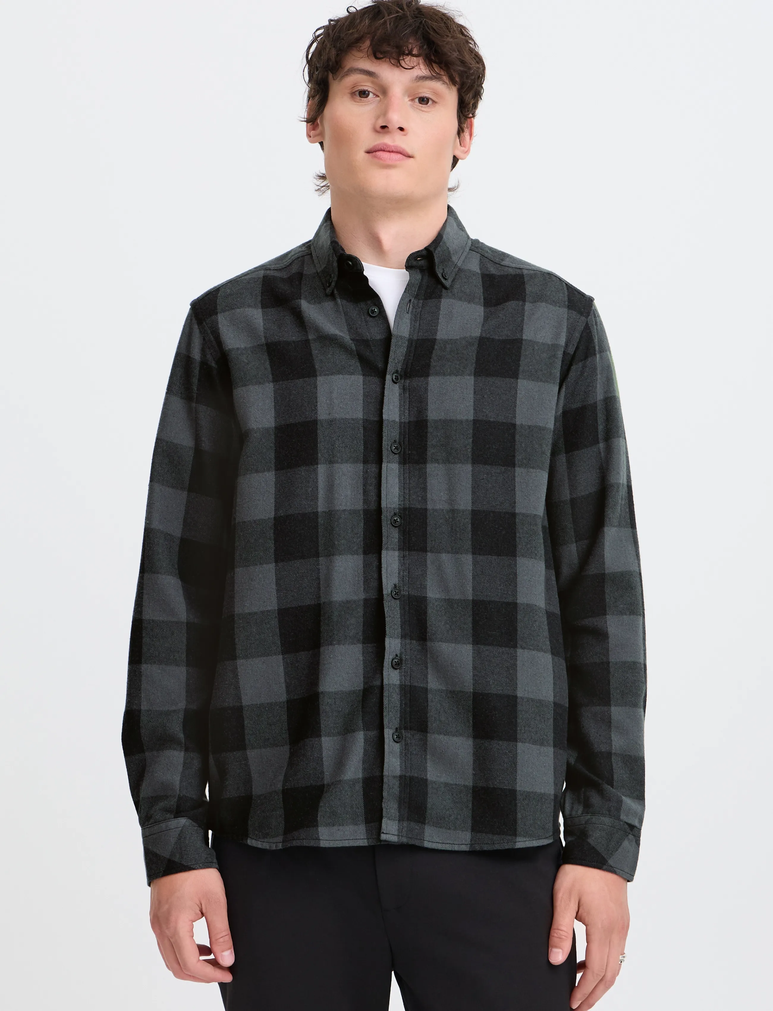 Blend - BHBUSTER SHIRT NOOS - rutiga skjortor - black - 5