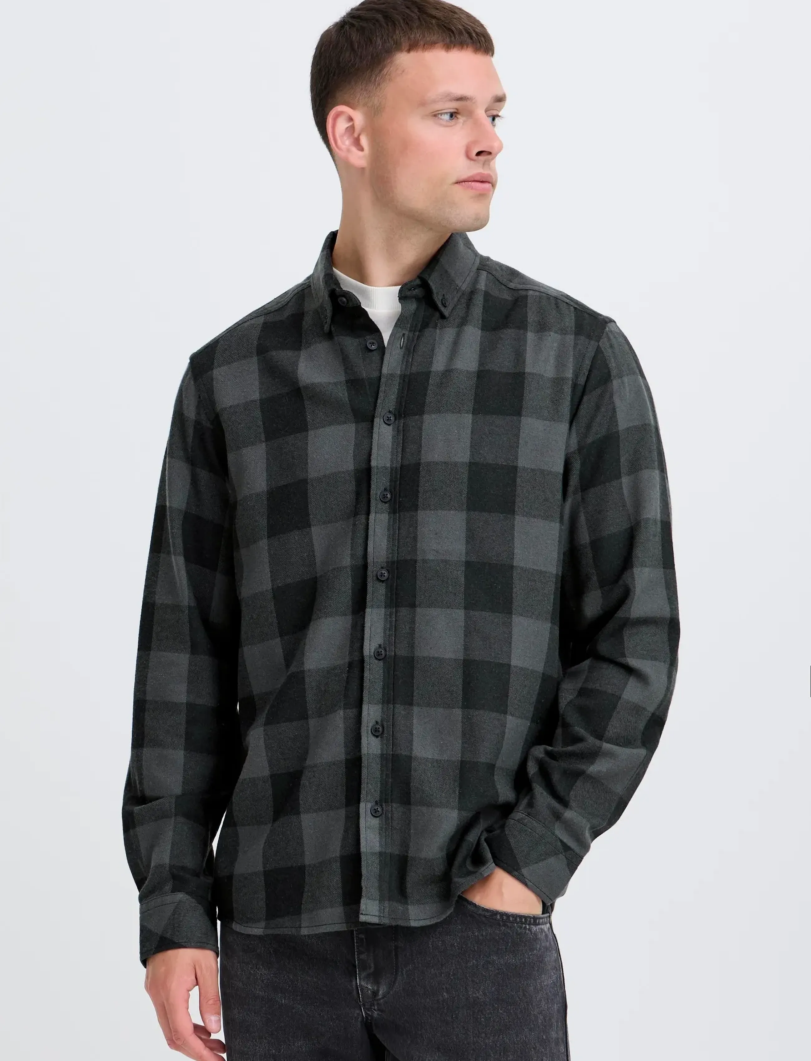 Blend - BHBUSTER SHIRT - men - black - 5