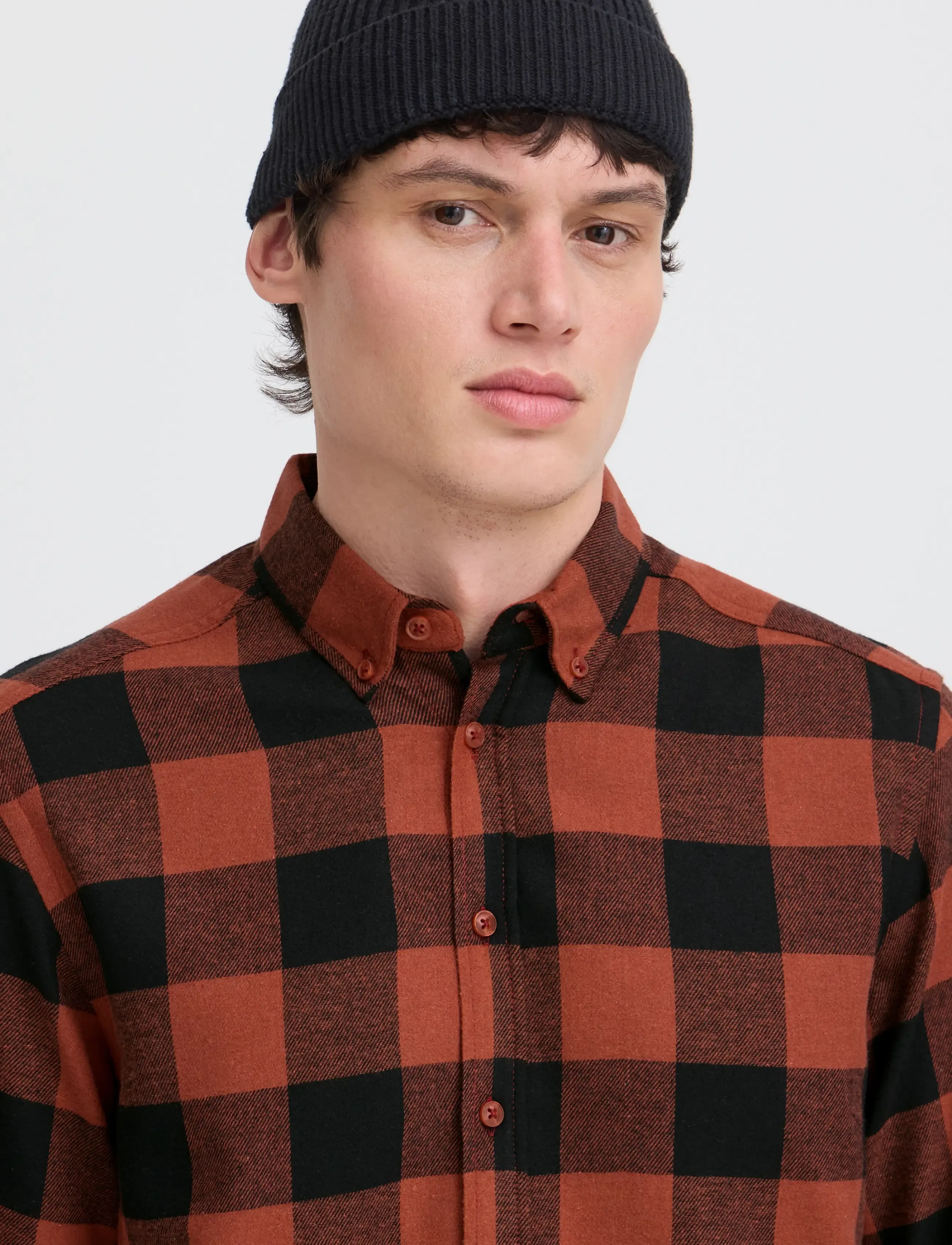 Blend - BHBUSTER SHIRT NOOS - karierte hemden - cinnabar - 4