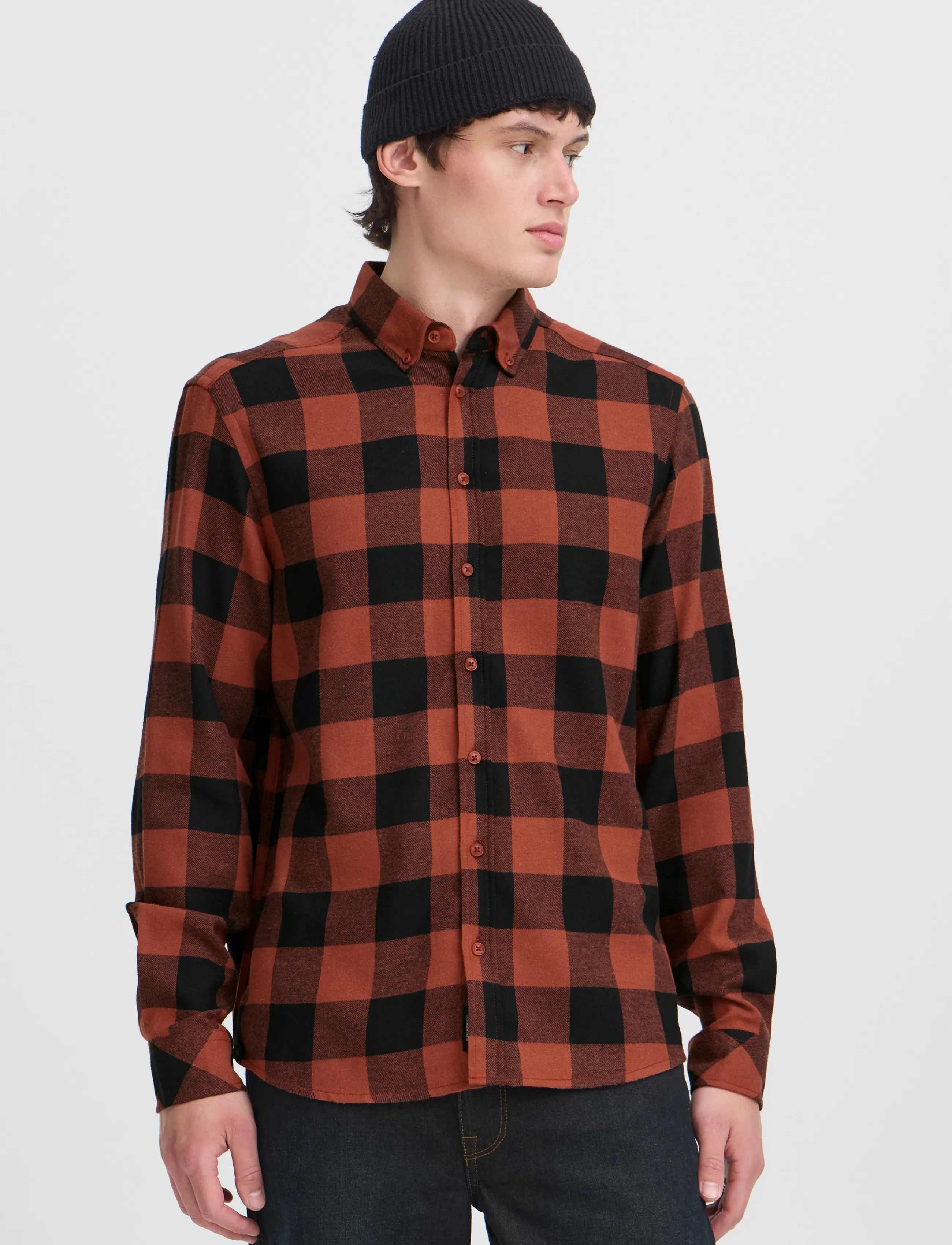 Blend - BHBUSTER SHIRT NOOS - karierte hemden - cinnabar - 5
