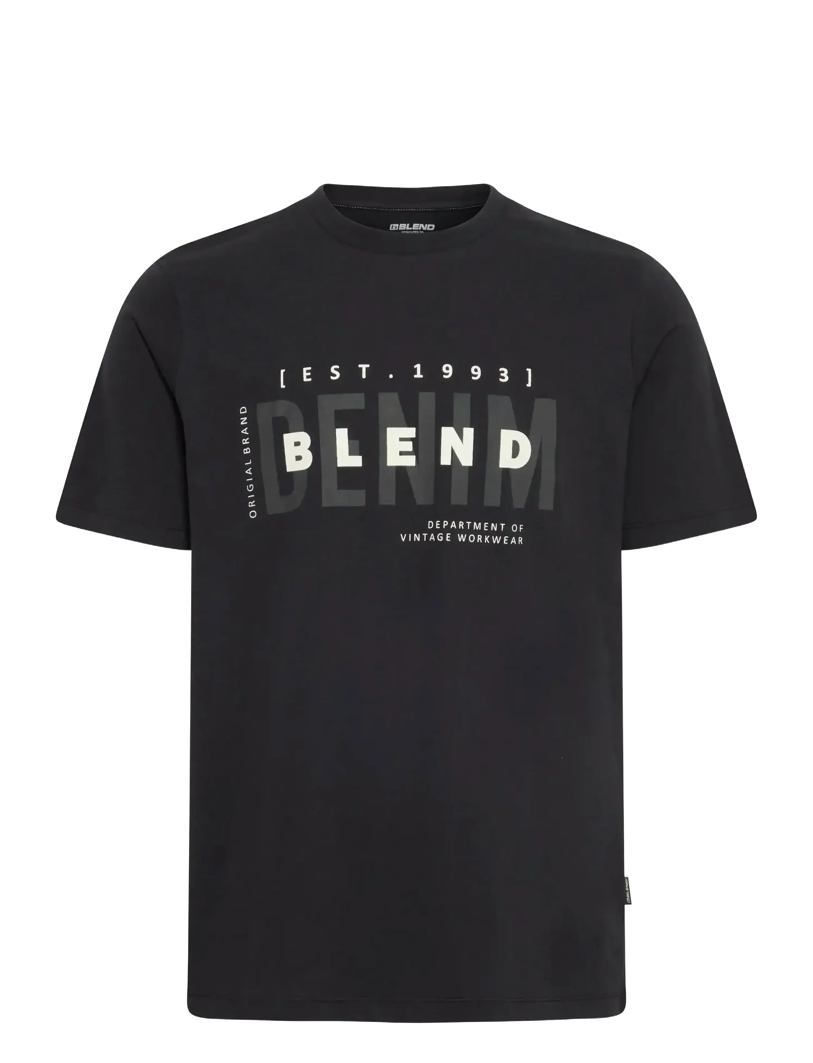 Blend BHKIMAN tee - T-särgid - BLACK / black
