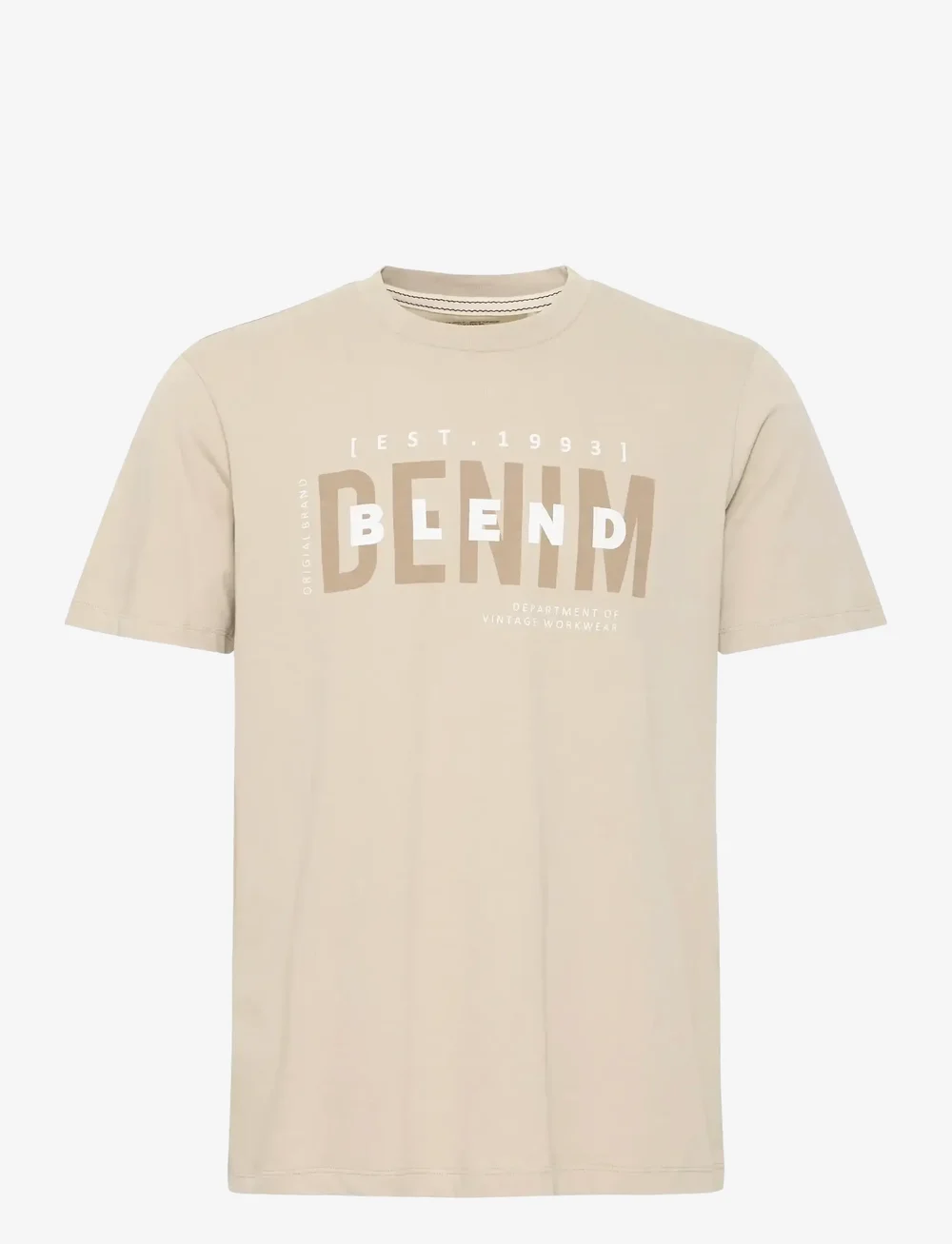 Blend - BHKIMAN tee - lyhythihaiset - plaza taupe - 1