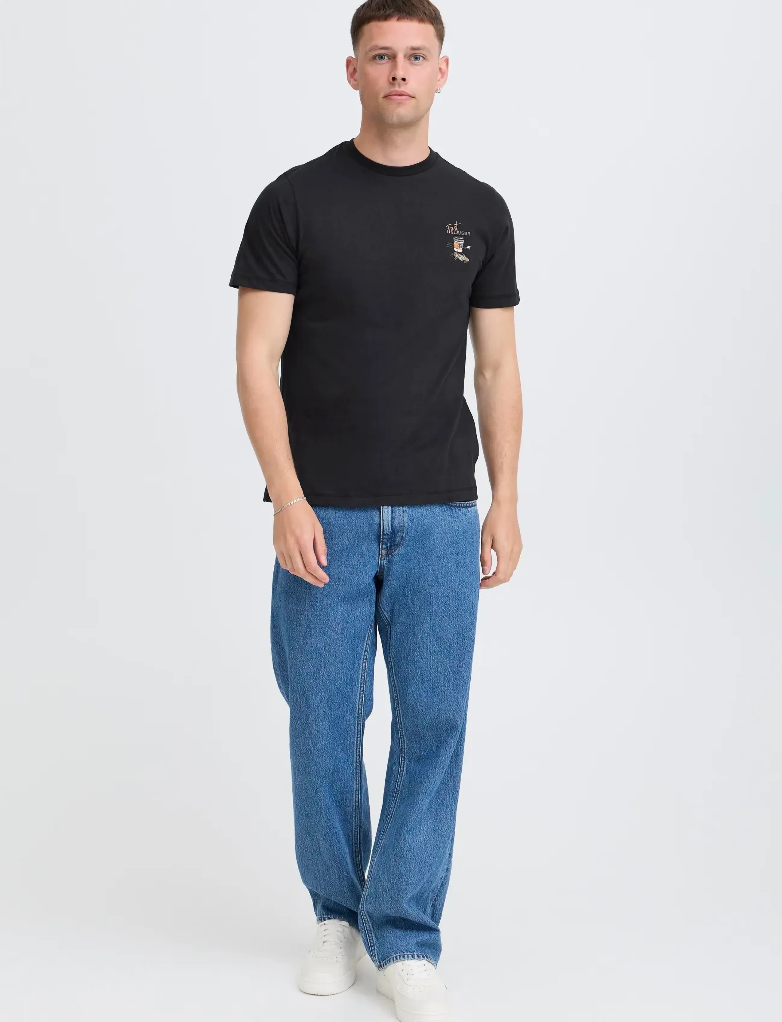 Blend BHKAVEN tee - T-shirts - BLACK / black