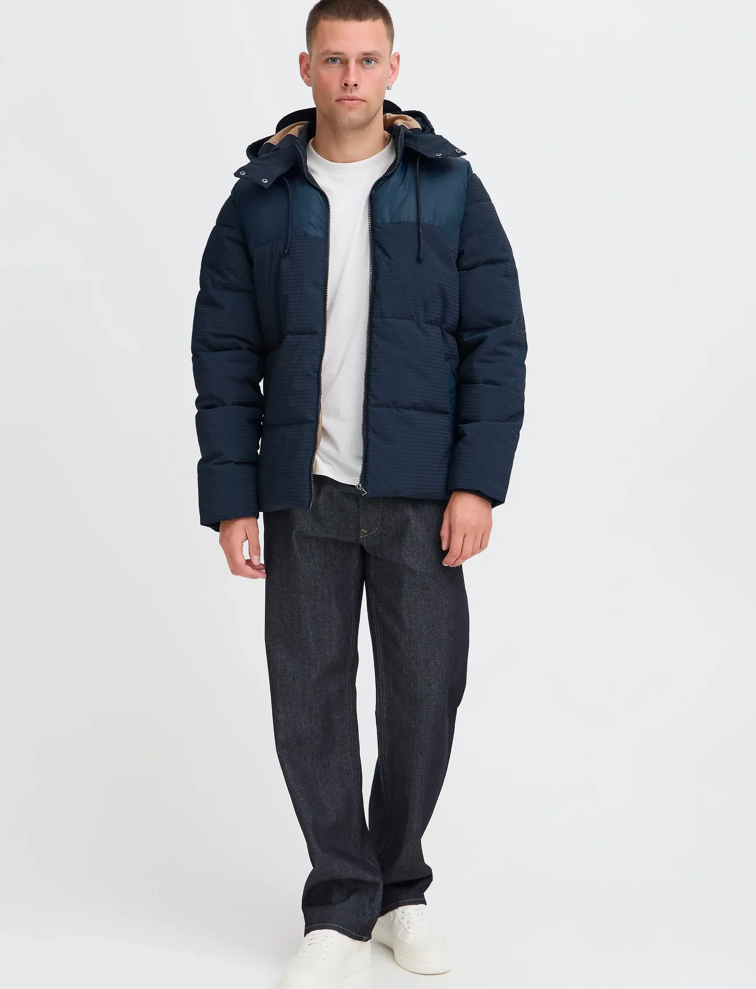 Blend Bheshan Jkt., S, Jackets, Marineblau - Padded Männerswear