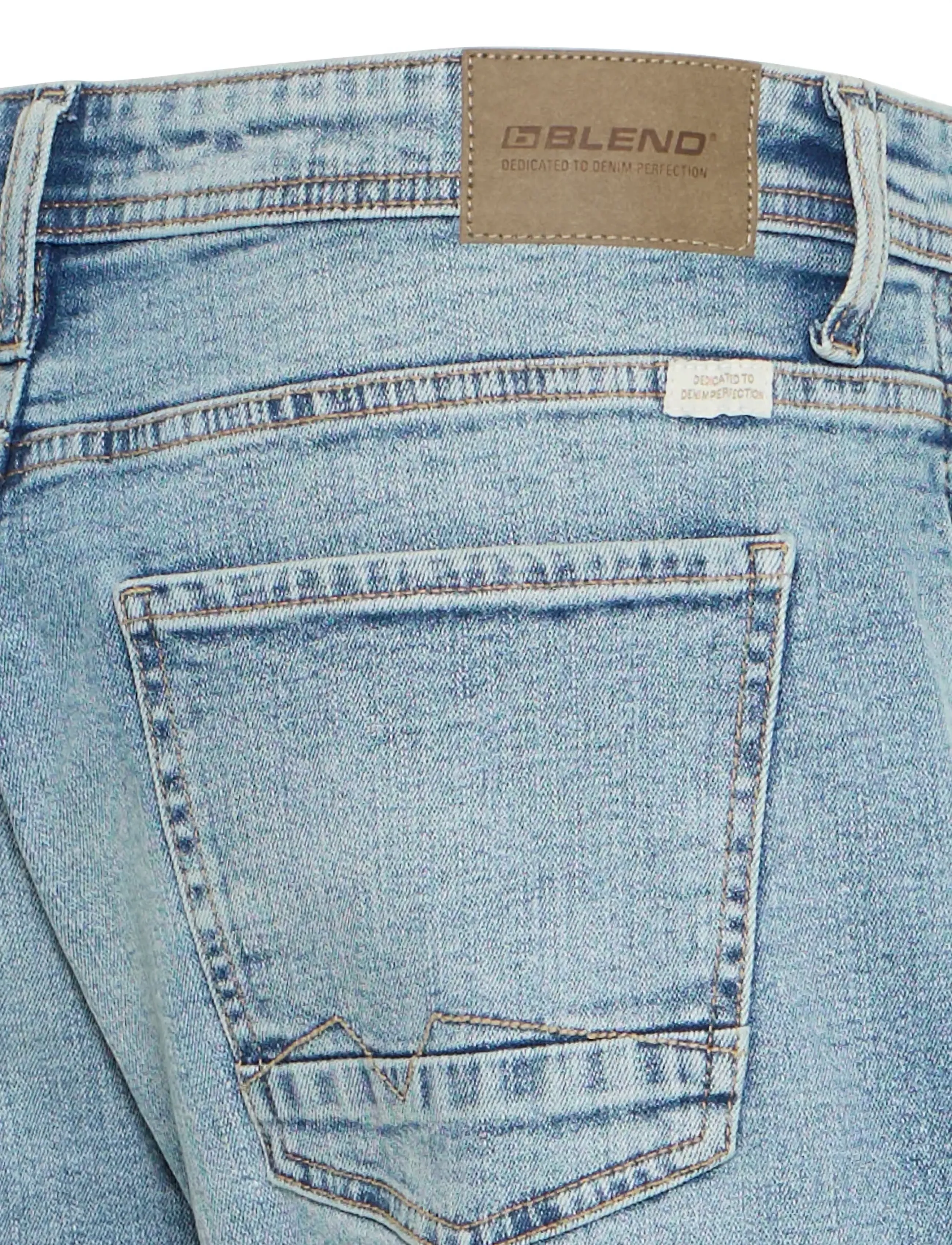 Blend - BHTWISTER SLM/REG 8690 NOOS - Įprasto kirpimo džinsai - denim light blue - 5