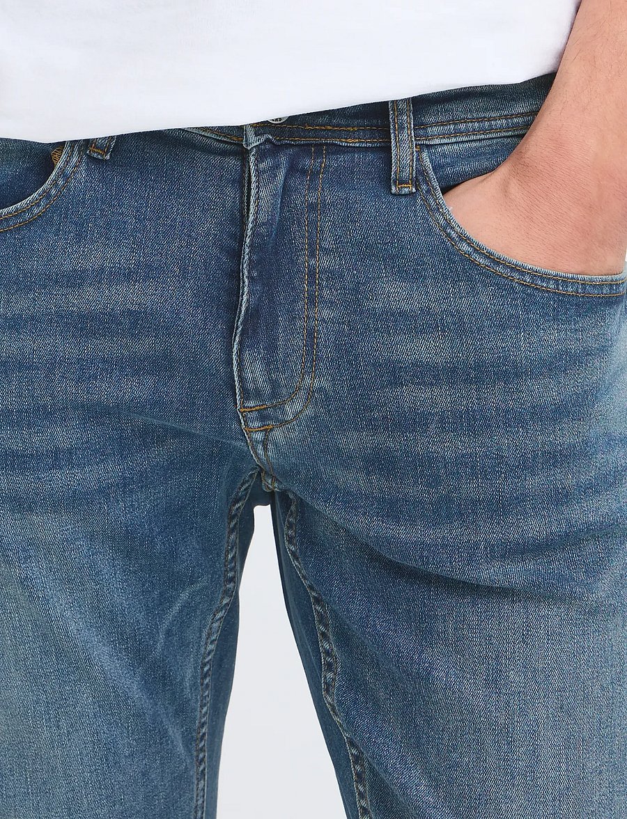 Blend - BHTWISTER SLM/REG 8690 NOOS - regular jeans - denim middle blue - 4