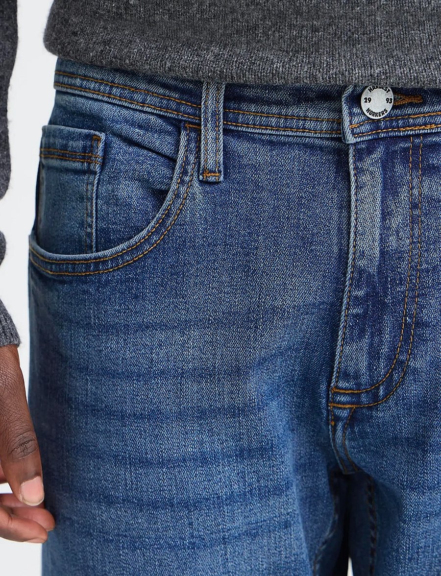 Blend - BHTWISTER SLM/REG 8690 NOOS - normale jeans - denim middle blue - 4