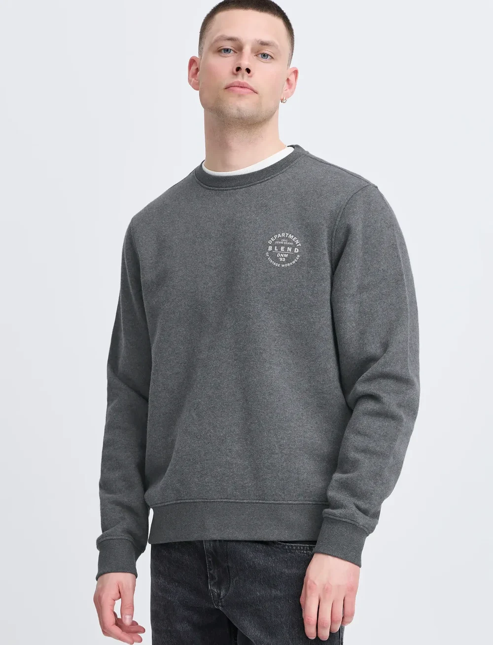 Blend - BHIBAI sweatshirt - kollektionen - charcoal mix - 4