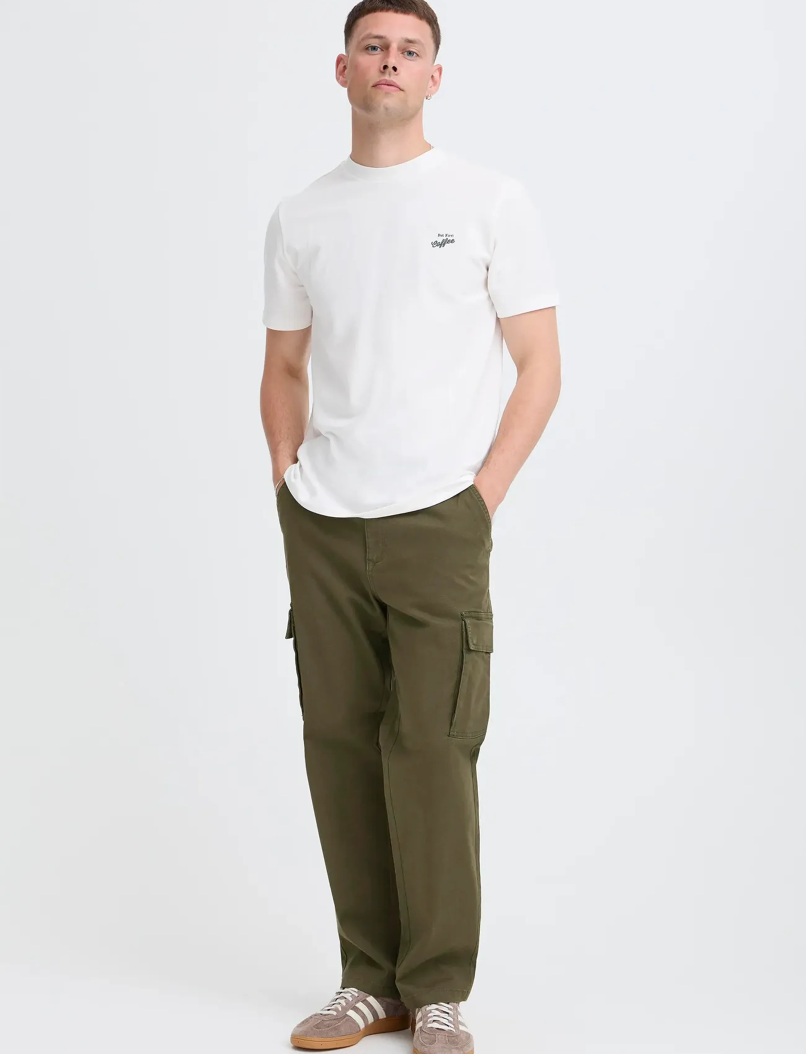 Blend Bhnatan Cargo Noos, Mænd, Cargo Bukser, Kakigrøn, Str: 34 x 32