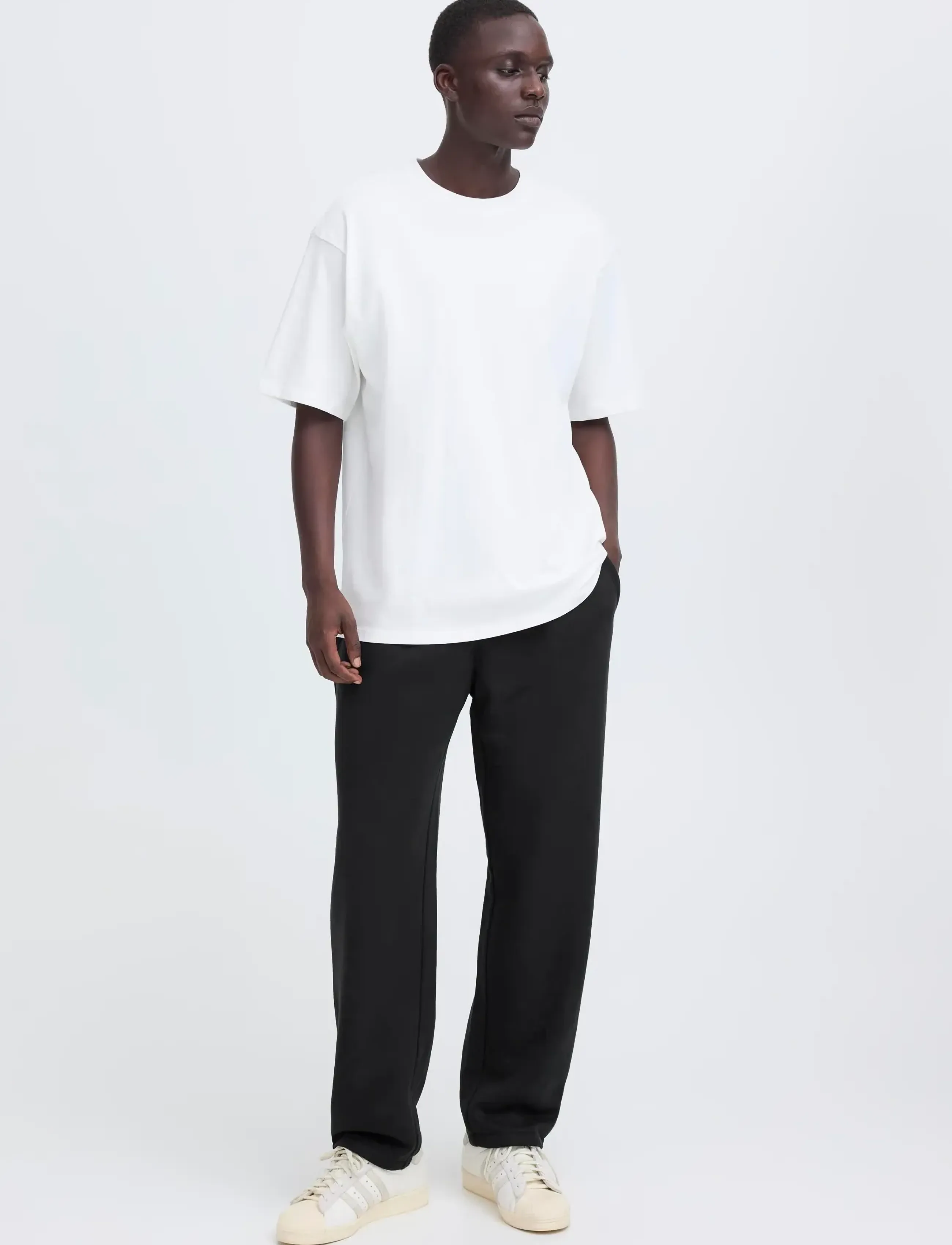 Blend BHDOWNTON STRAIGHT LEG PANTS - Joggingbyxor - BLACK / black