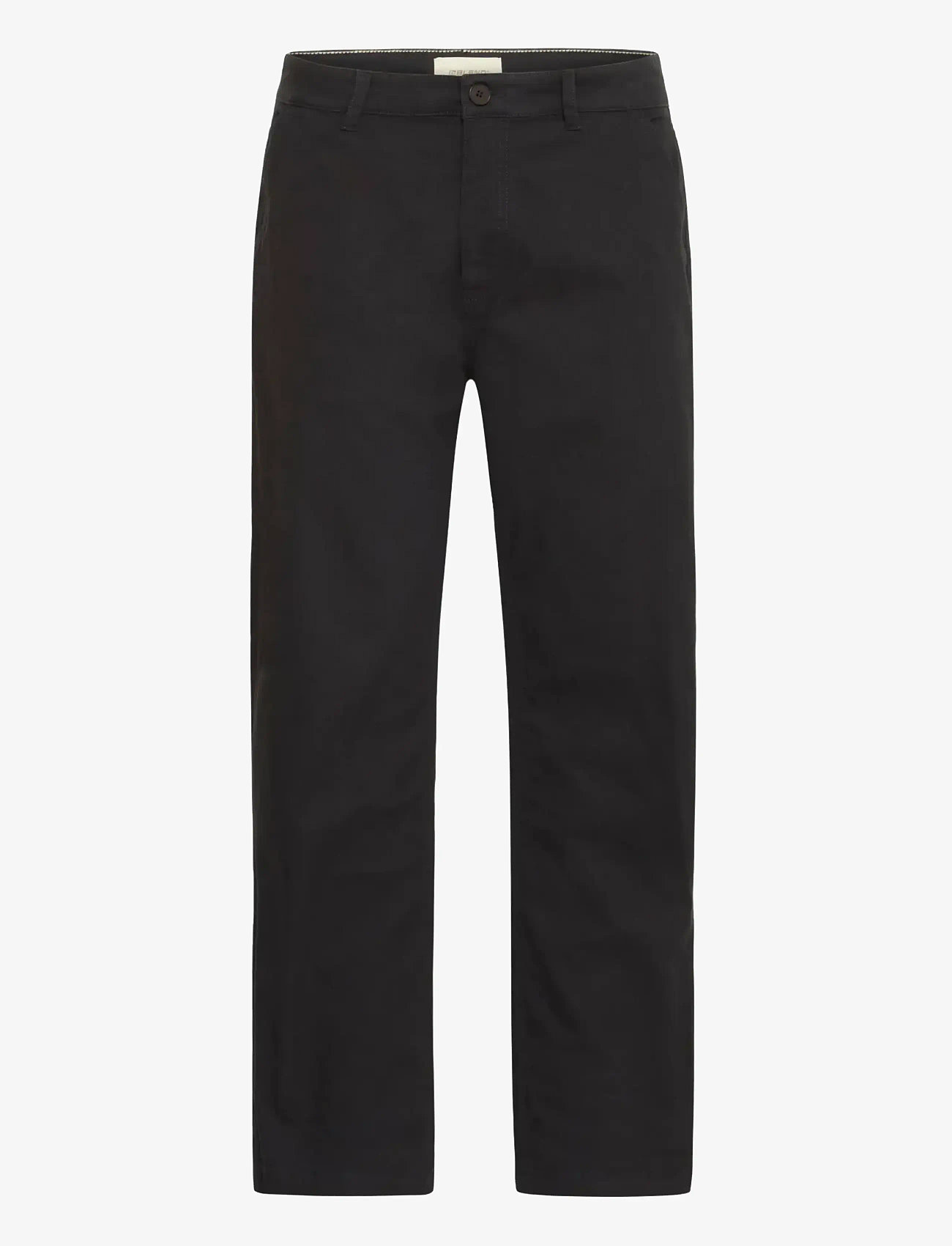 Blend - BHNATAN WIDE LEG CHINO NOOS - chinos - black - 1