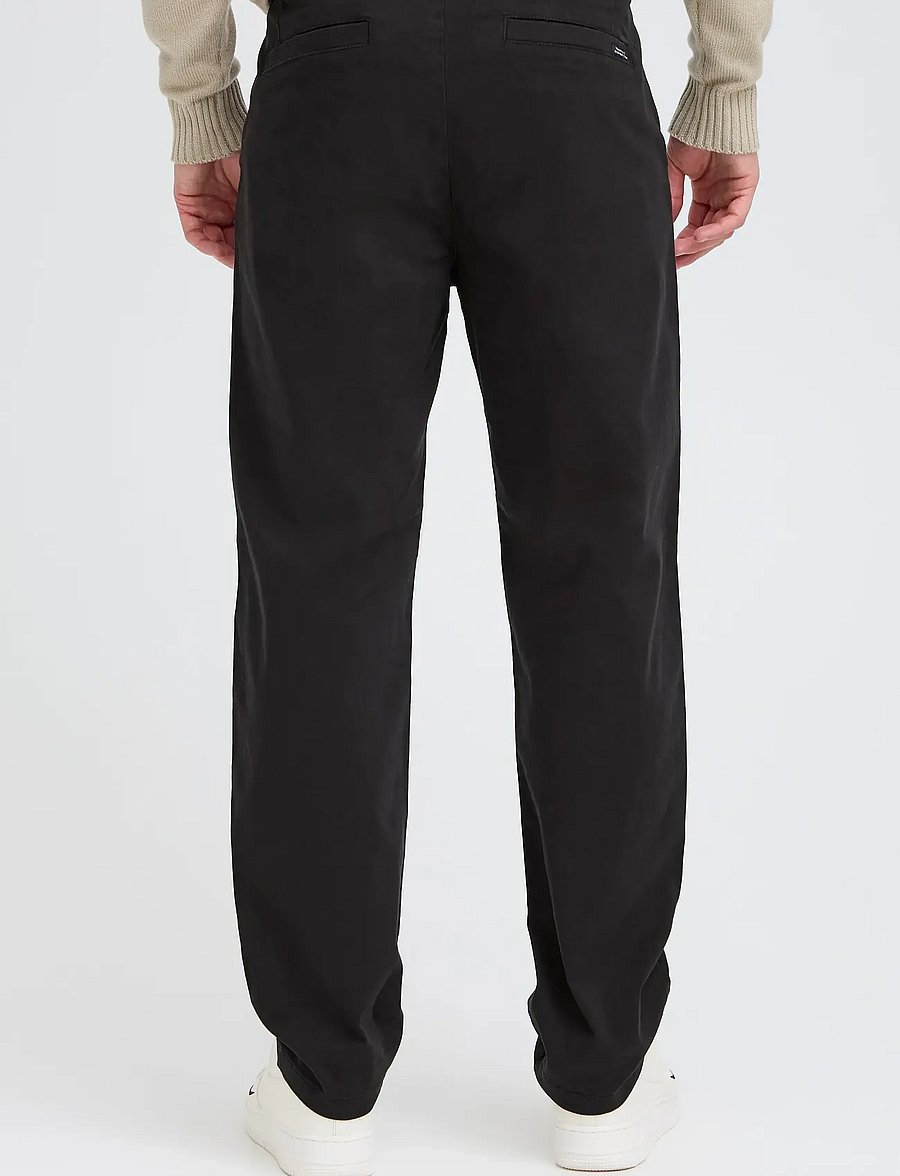 Blend - BHNATAN WIDE LEG CHINO NOOS - chinos - black - 3