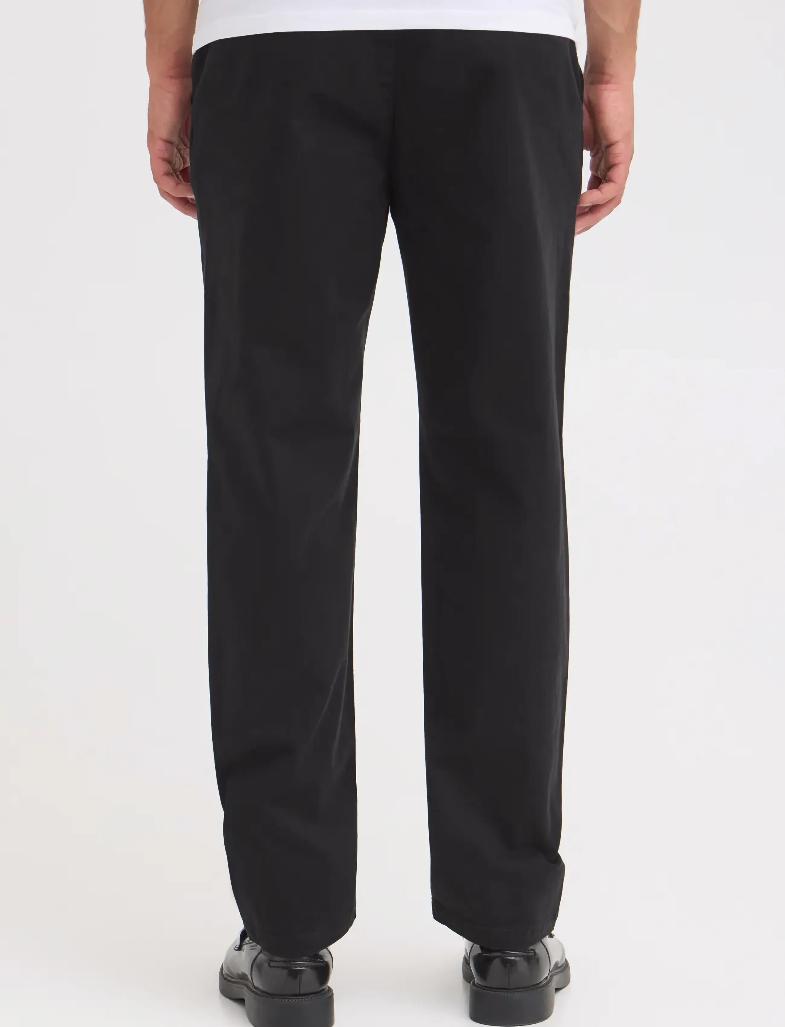 Blend - BHNATAN WIDE LEG CHINO NOOS - chino-püksid - black - 3