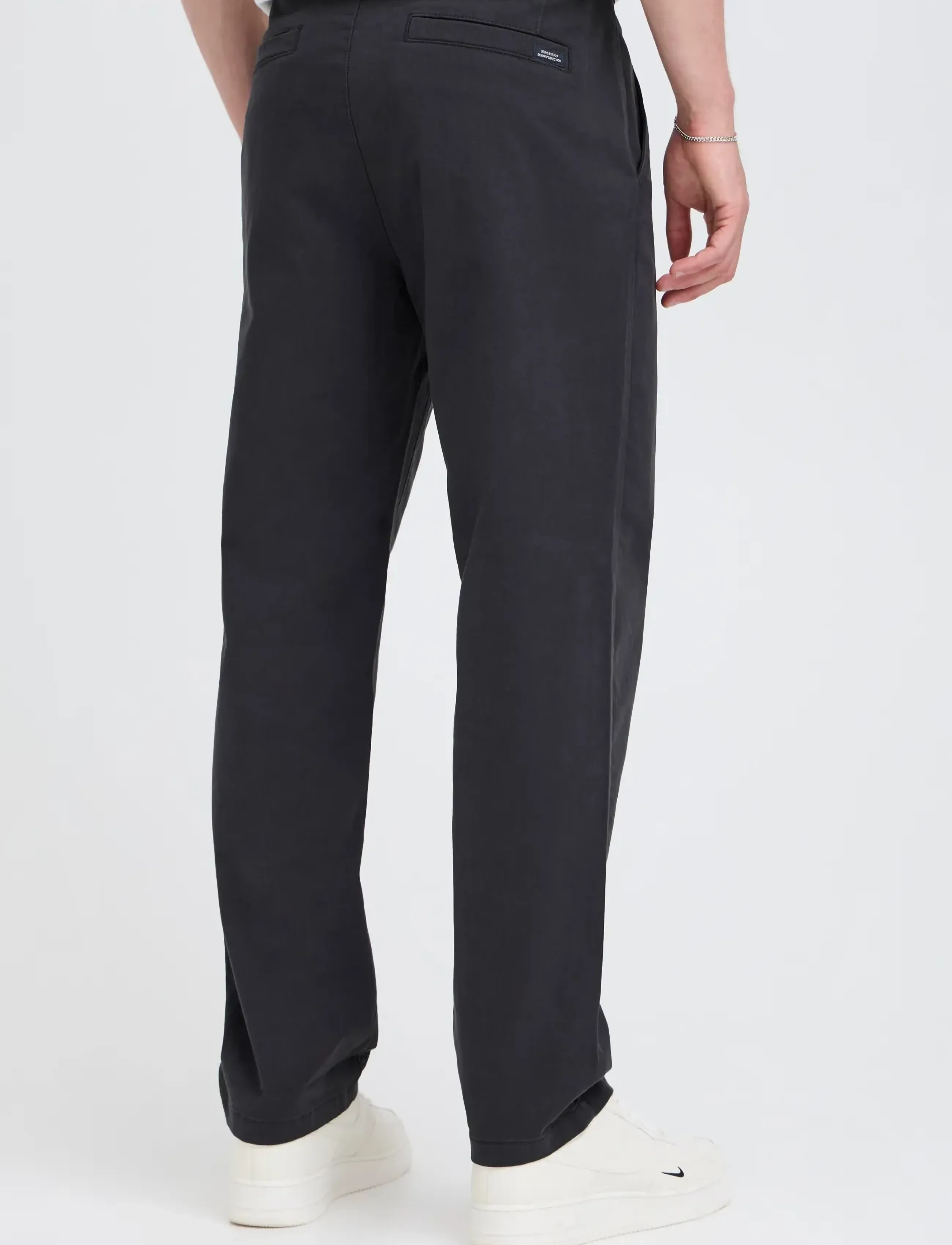 Blend - BHNATAN WIDE LEG CHINO NOOS - chino püksid - dark navy blue - 3