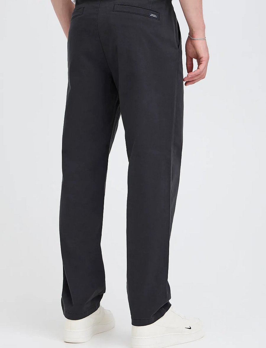 Blend - BHNATAN WIDE LEG CHINO NOOS - chinos - dark navy blue - 3
