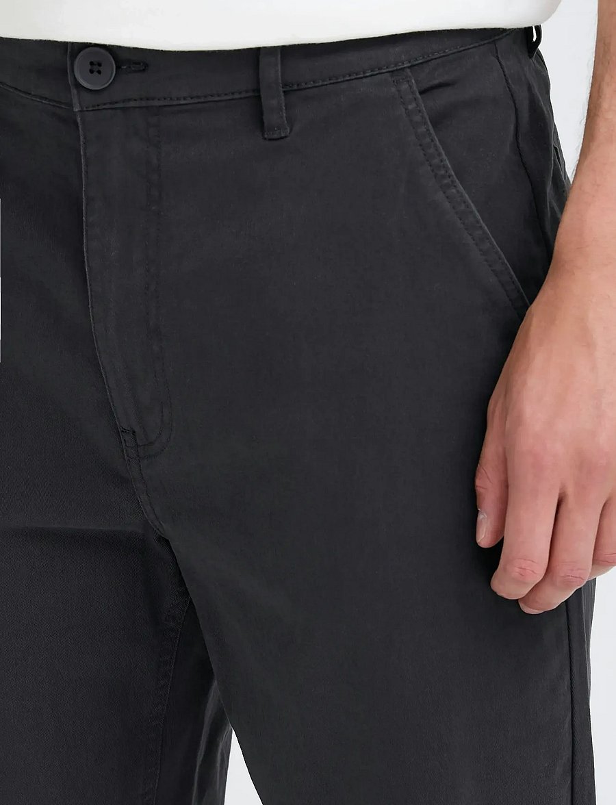 Blend - BHNATAN WIDE LEG CHINO NOOS - chinos - dark navy blue - 4
