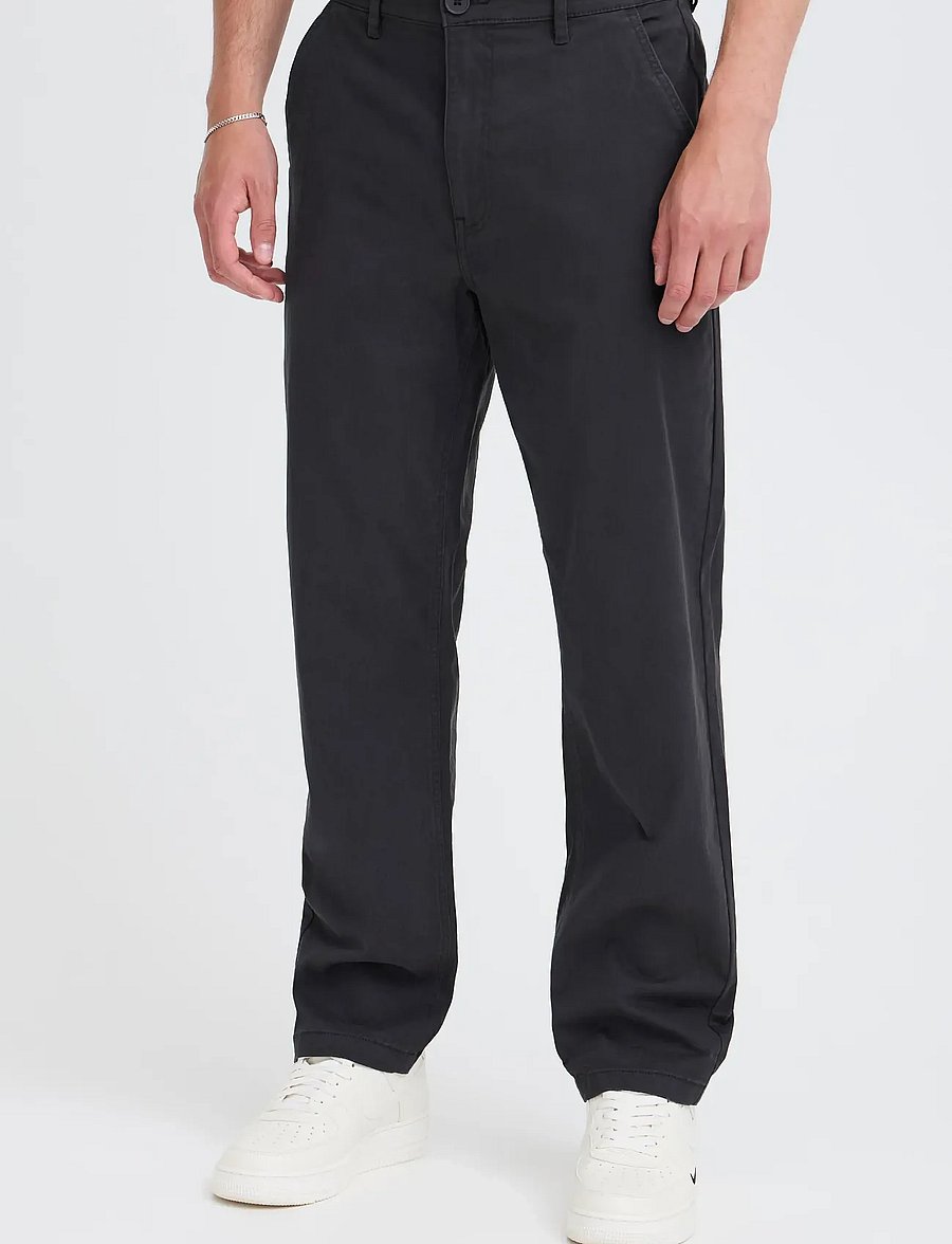 Blend - BHNATAN WIDE LEG CHINO NOOS - chinos - dark navy blue - 5
