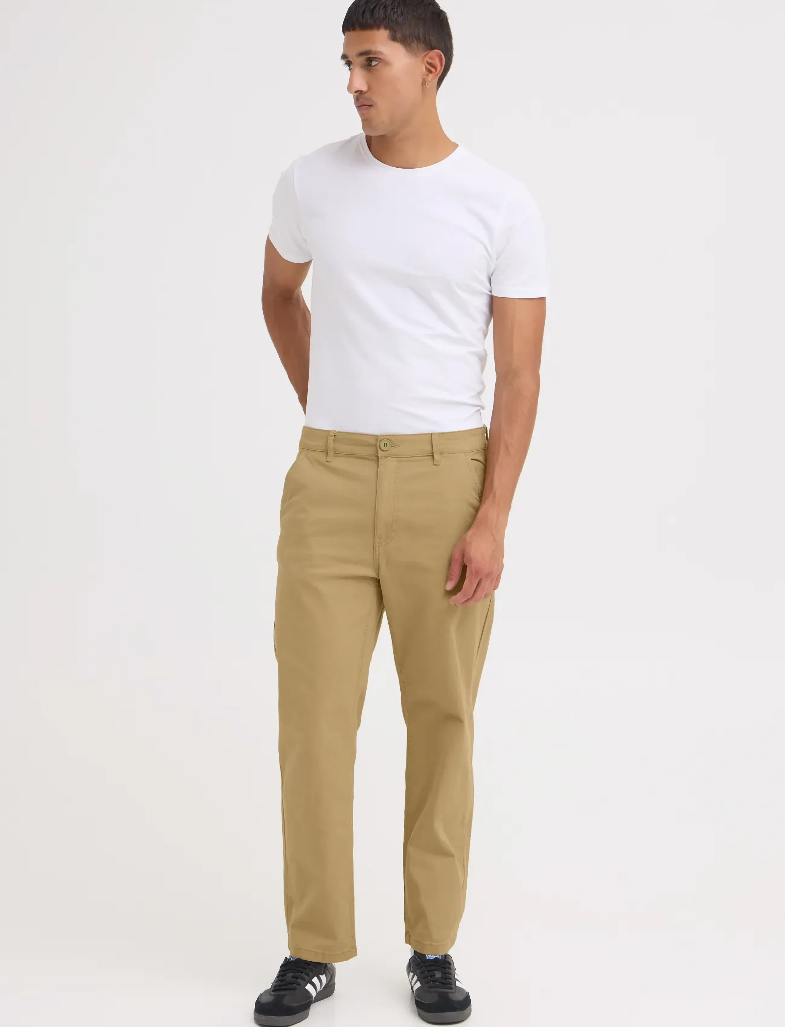 Blend BHNATAN WIDE LEG CHINO NOOS - Kleidung - SAND BROWN / brown